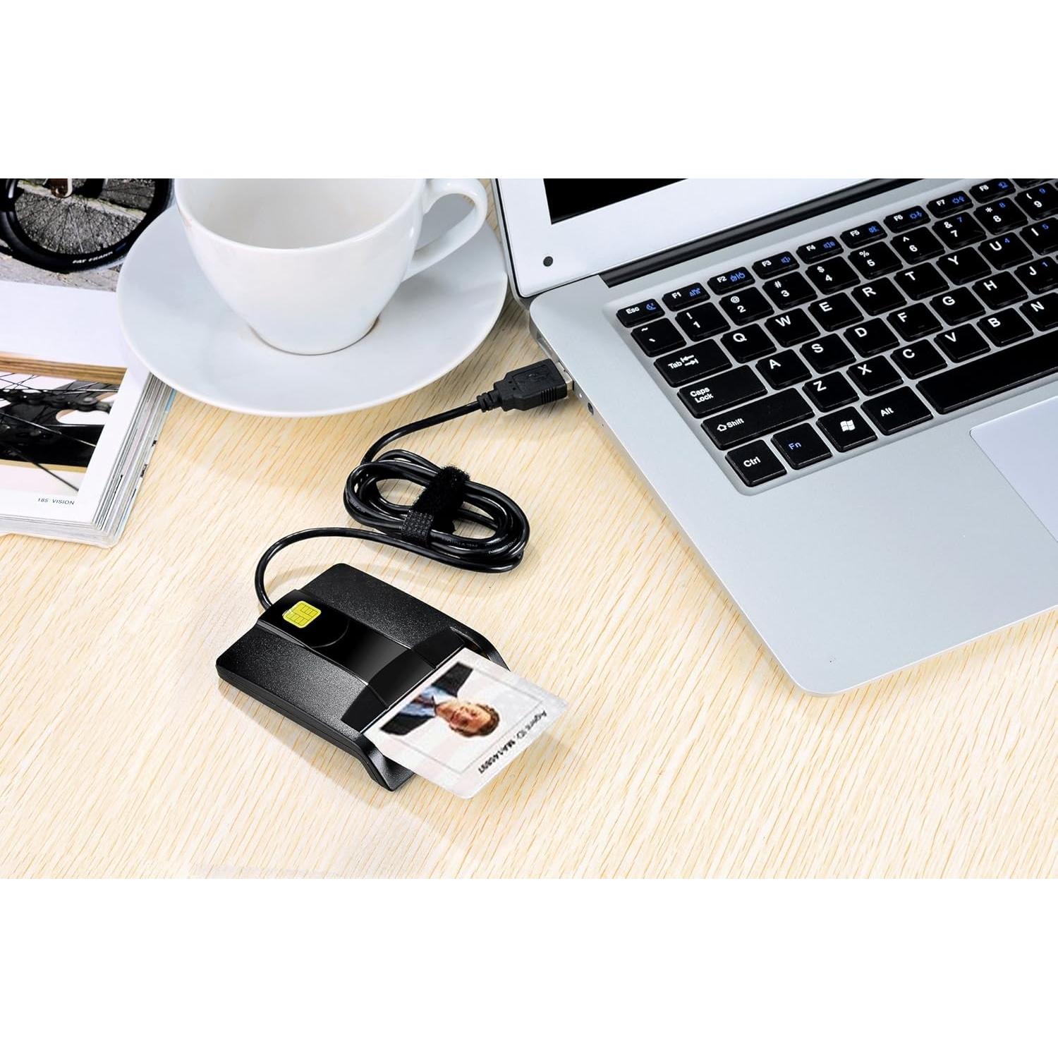 Lector de Tarjeta Inteligente CAC Saicoo USB para Mac y Windows