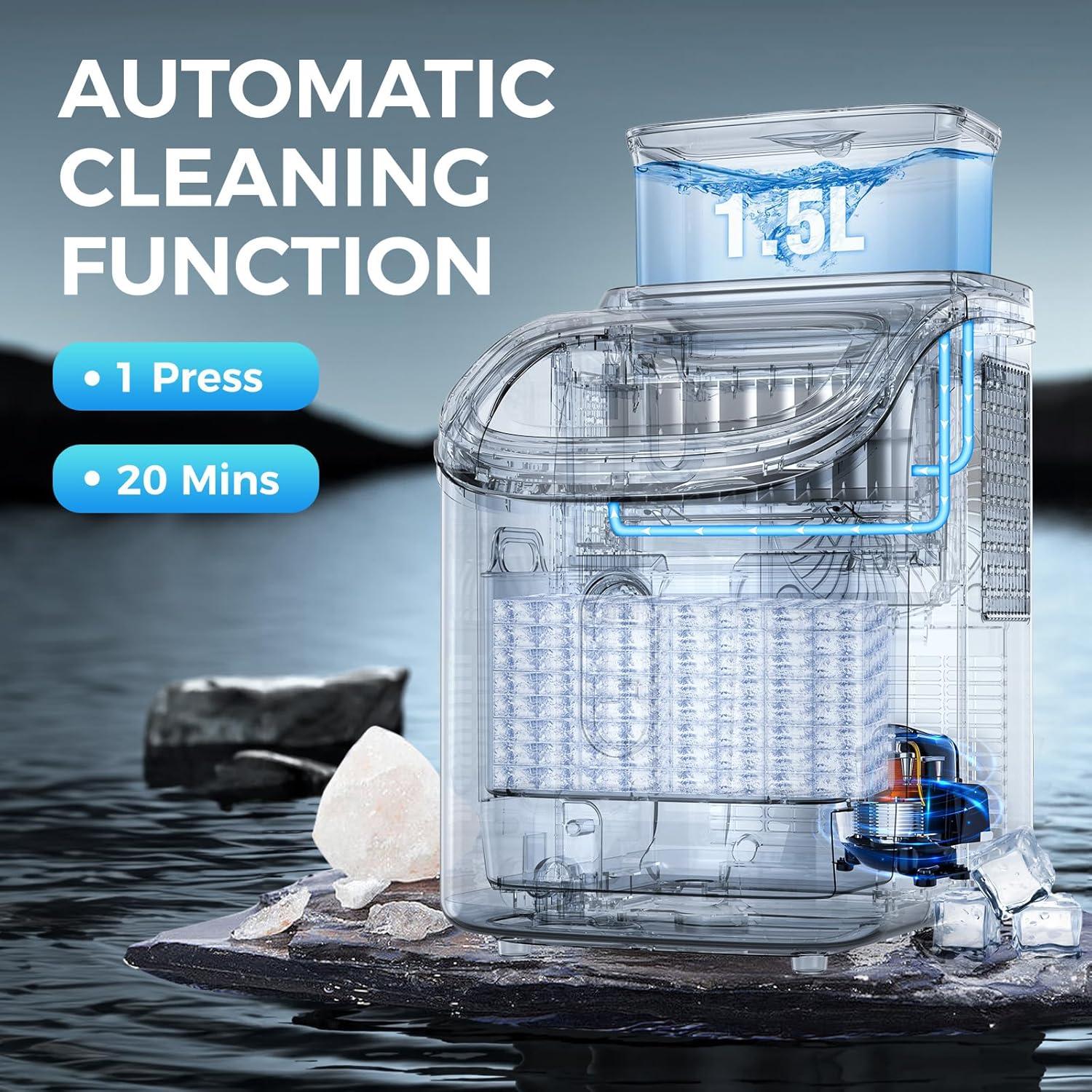 Máquina de Hielo COWSAR 30 kg/día Portátil Gris