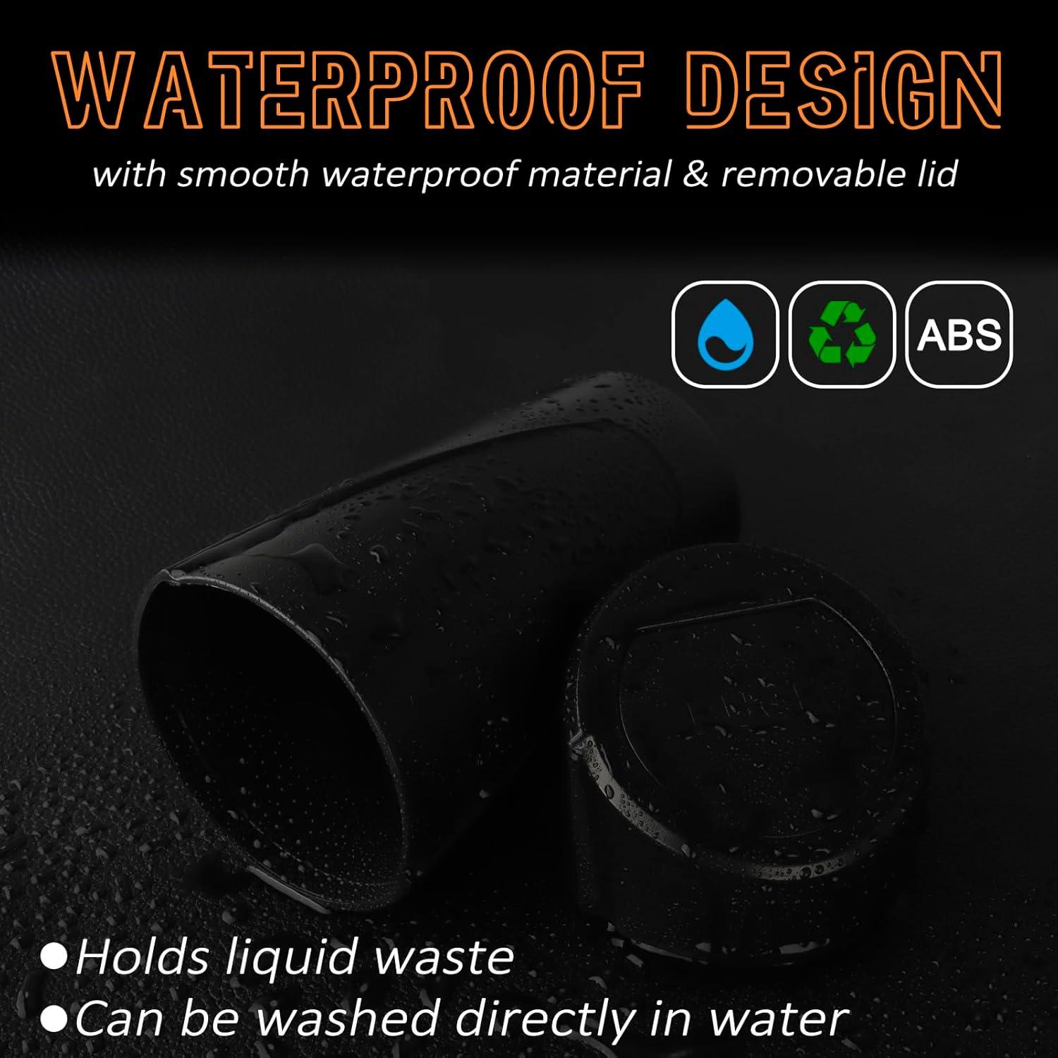 Basurero de Auto xiaoniu 2Pack Negro a Prueba de Fugas