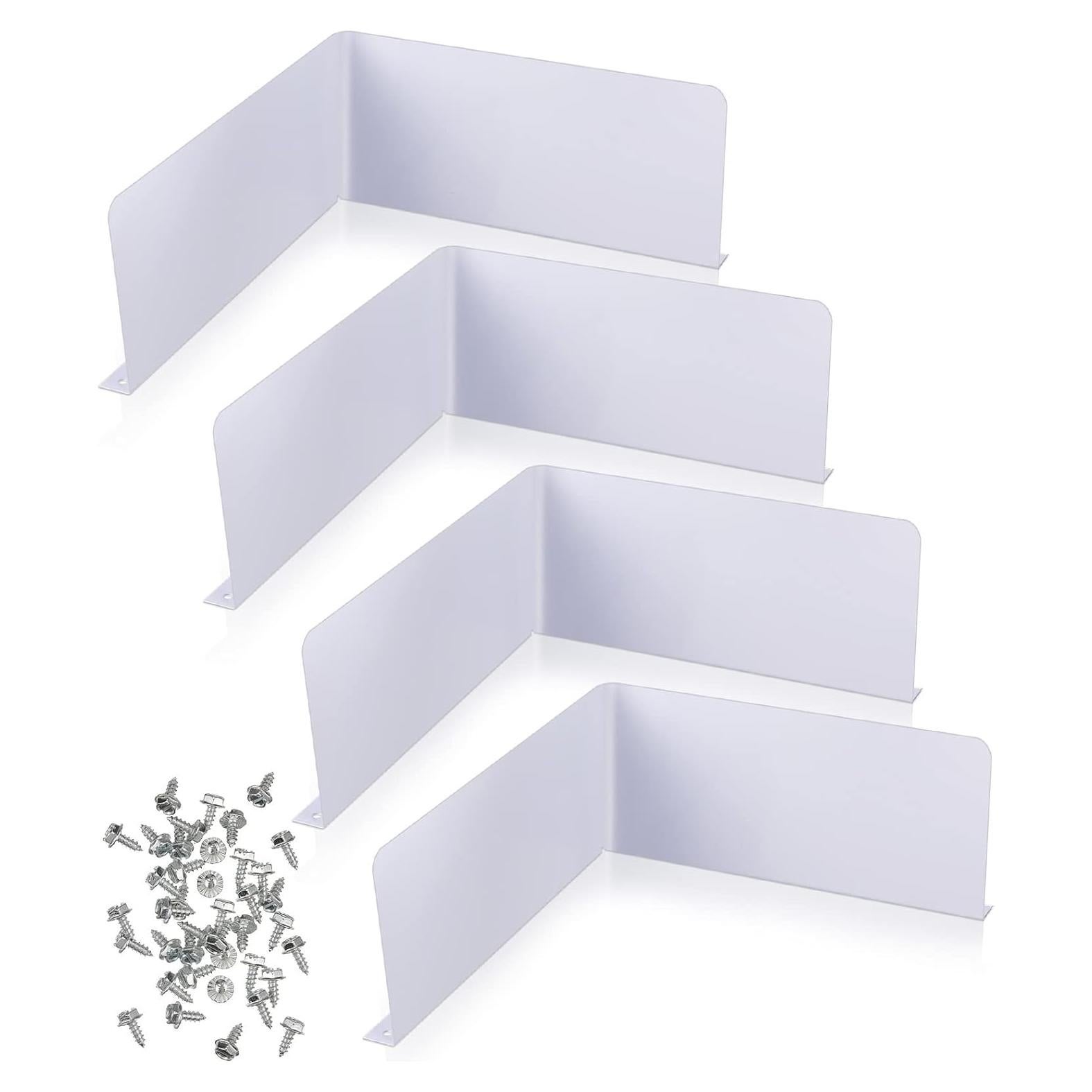 4 Protectores de Canalón Plegables Amylove con Tornillos