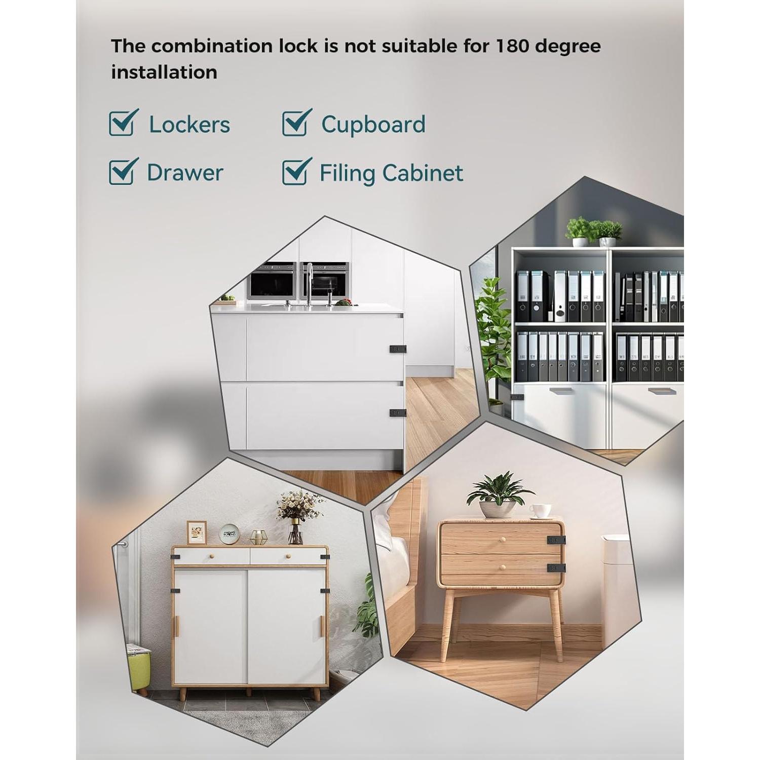 Cerradura de Combinación MeBantoo FY-Code Lock 005 Negra