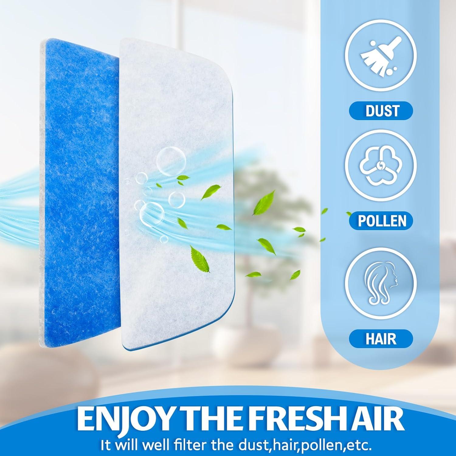 Paquete de 10 Filtros de Aire Ziliny para Aire Acondicionado RV 40.6x15.2 cm