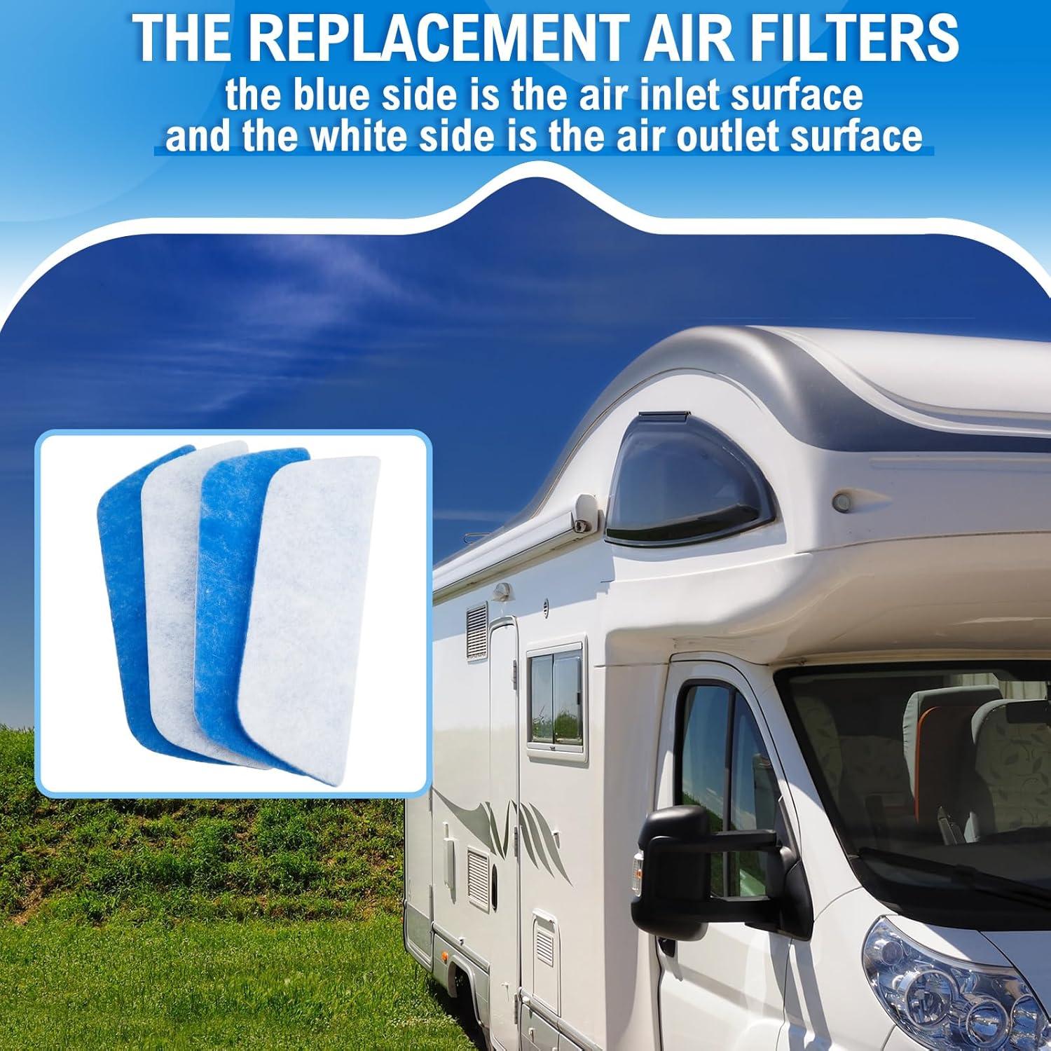 Paquete de 10 Filtros de Aire Ziliny para Aire Acondicionado RV 40.6x15.2 cm