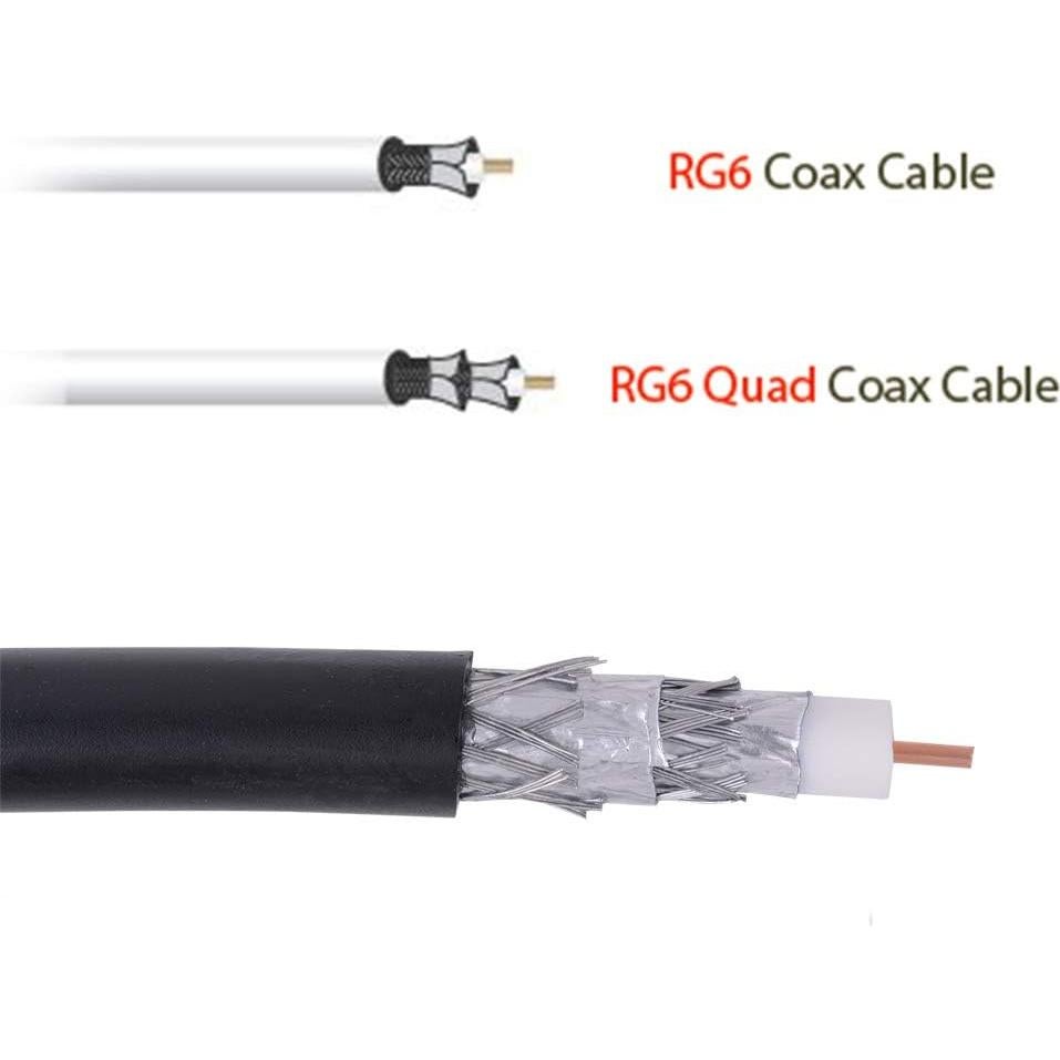Cable Coaxial Cuádruple Apantallado 152.4m FiveStarCable