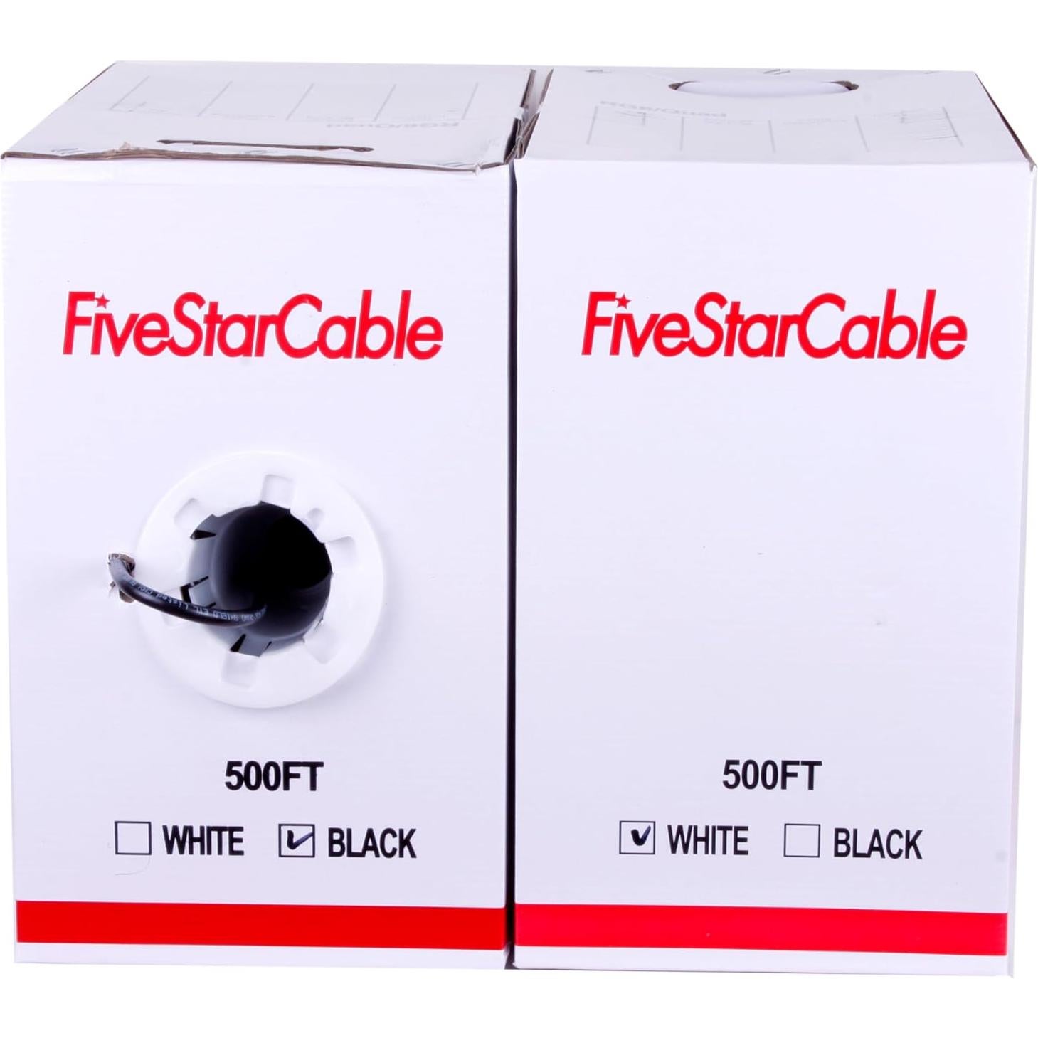 Cable Coaxial Cuádruple Apantallado 152.4m FiveStarCable