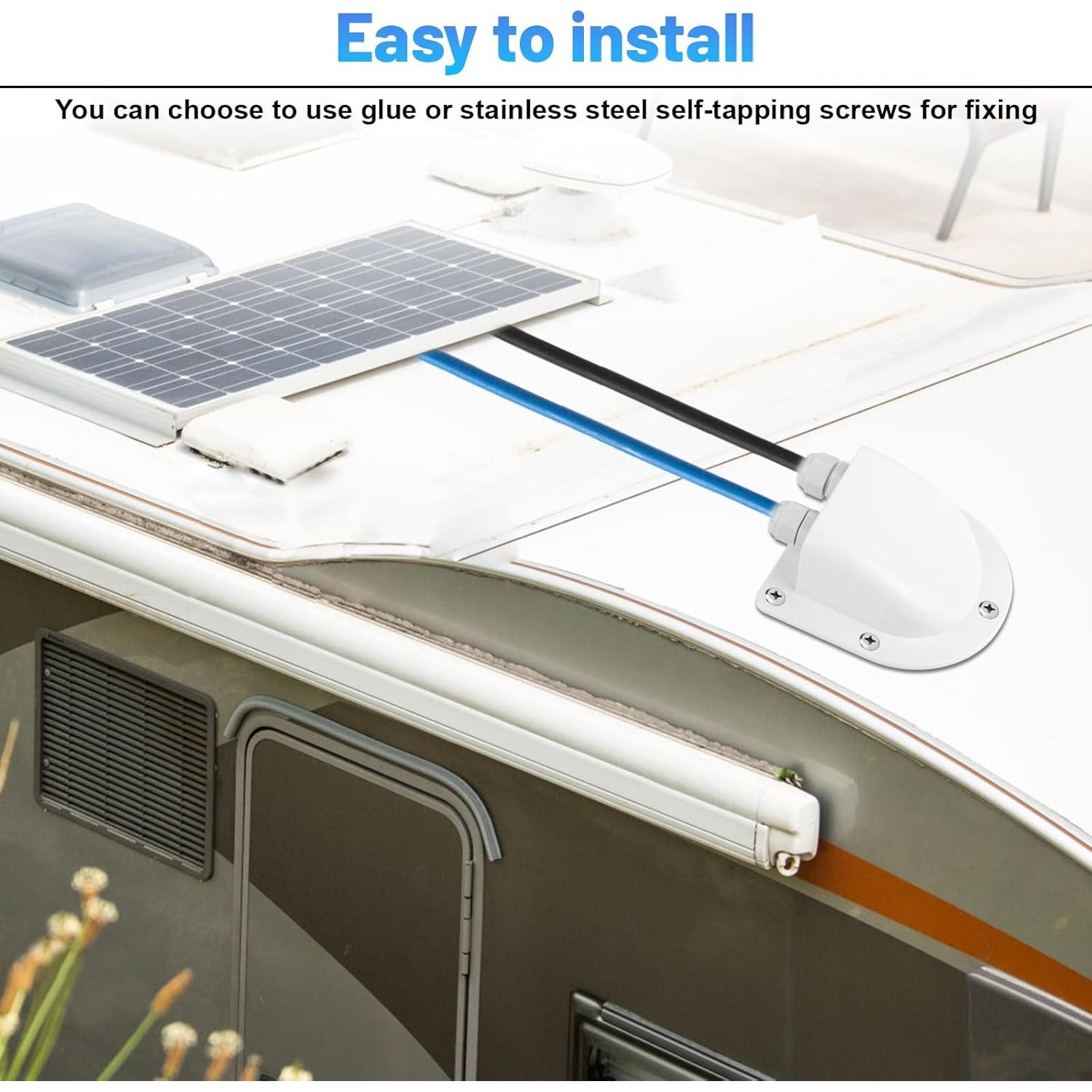 Caja de Entrada de Cable Doble Solar EINDER IP68 2-6mm²