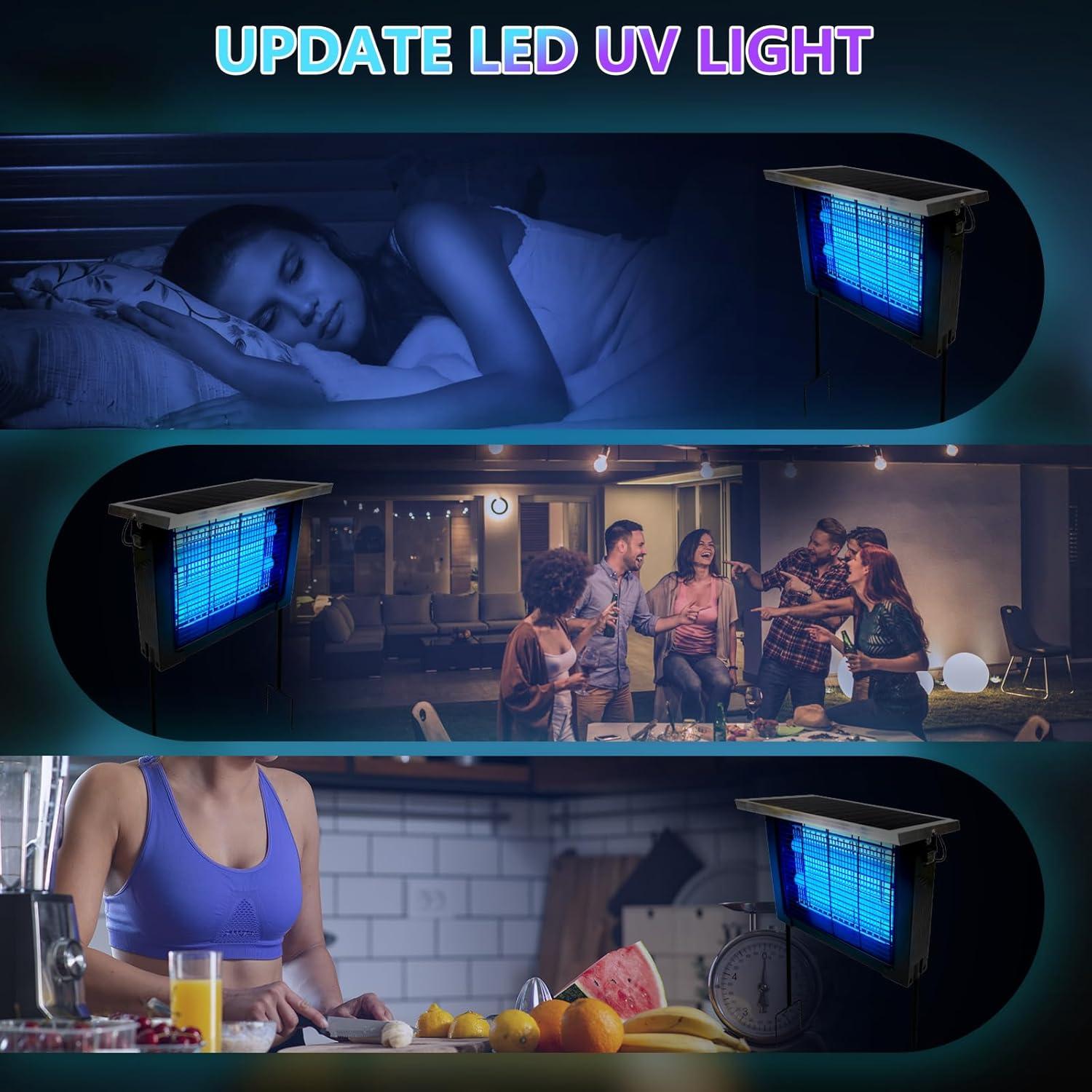 Zapper Solar de Insectos Coospider-Repta 185.8 m² Portátil