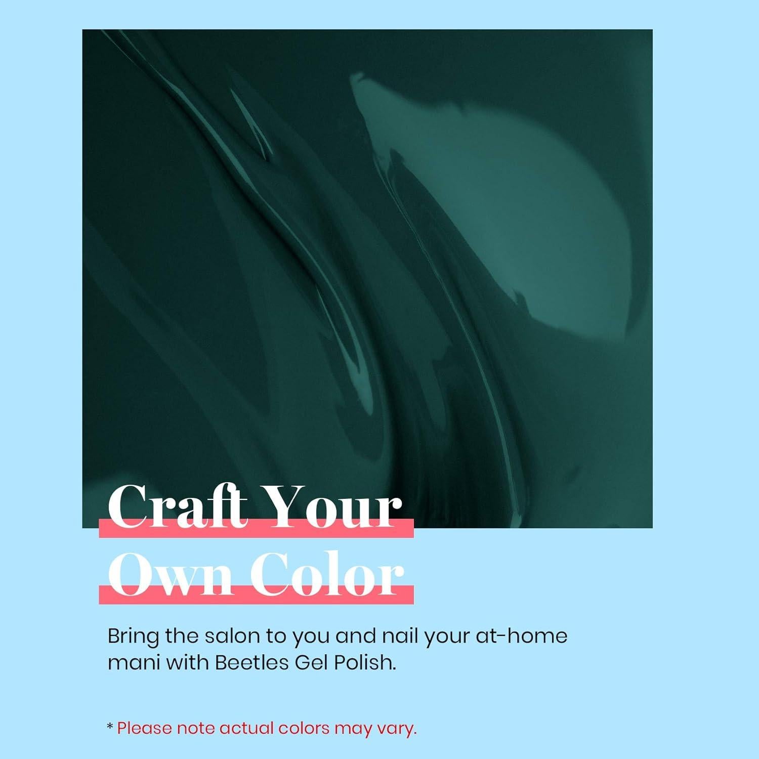 Esmalte de Uñas en Gel Beetles Verde Esmeralda 15ml