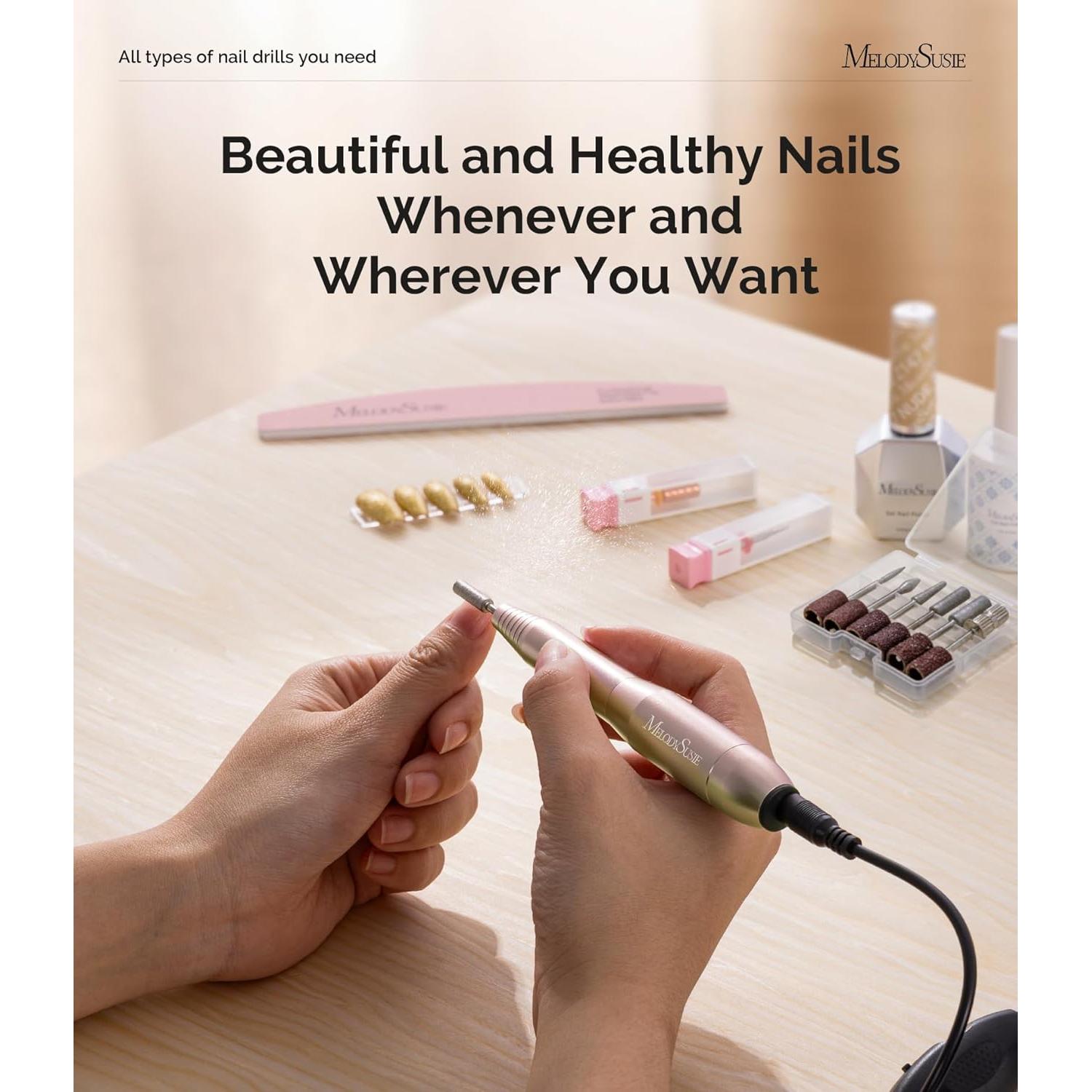 Taladro de Uñas Eléctrico MelodySusie PC120I USB Portátil