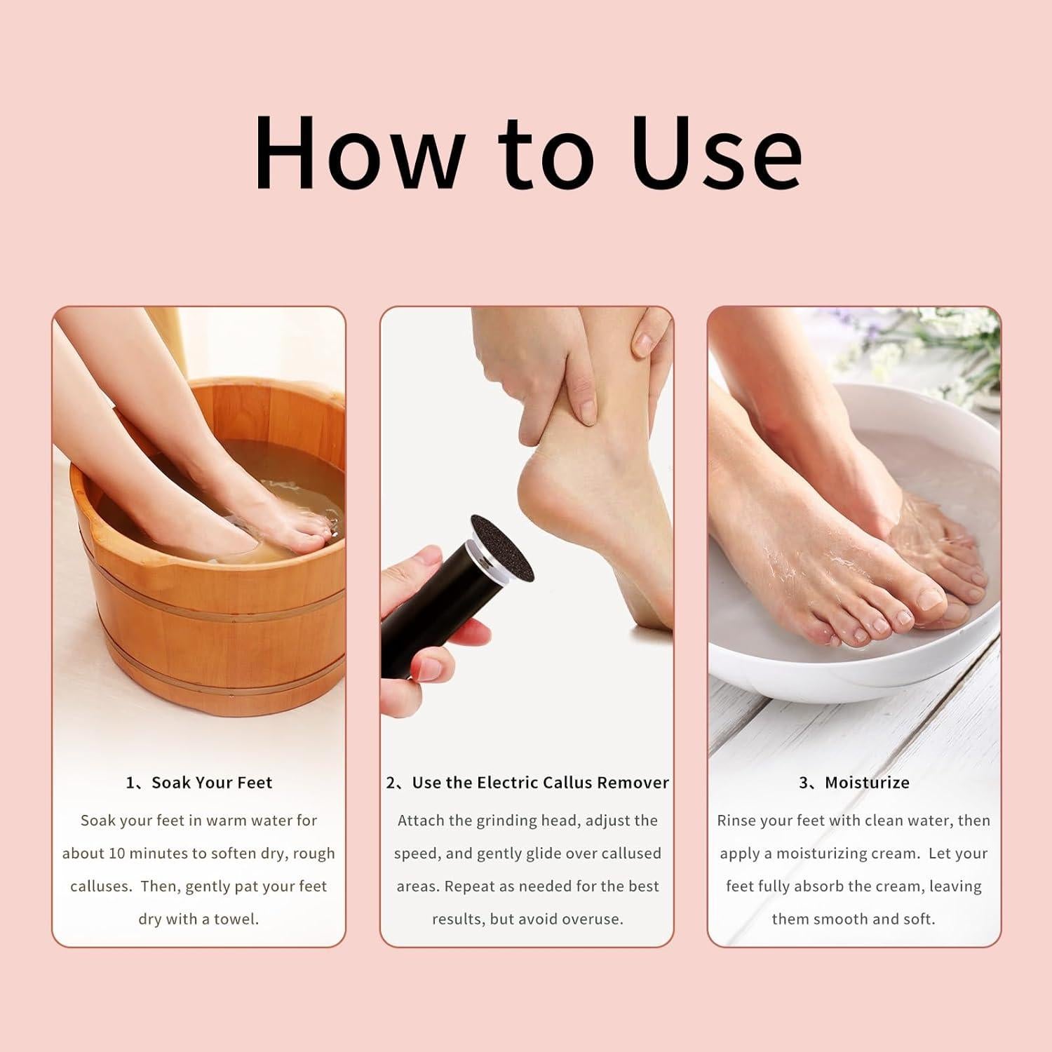 Removedor Eléctrico de Callos Turoco M-02 con 60 Discos