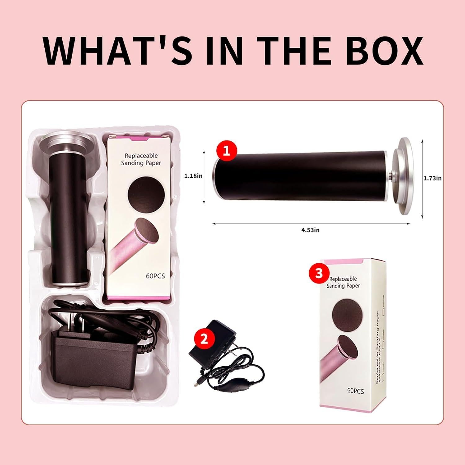 Removedor Eléctrico de Callos Turoco M-02 con 60 Discos