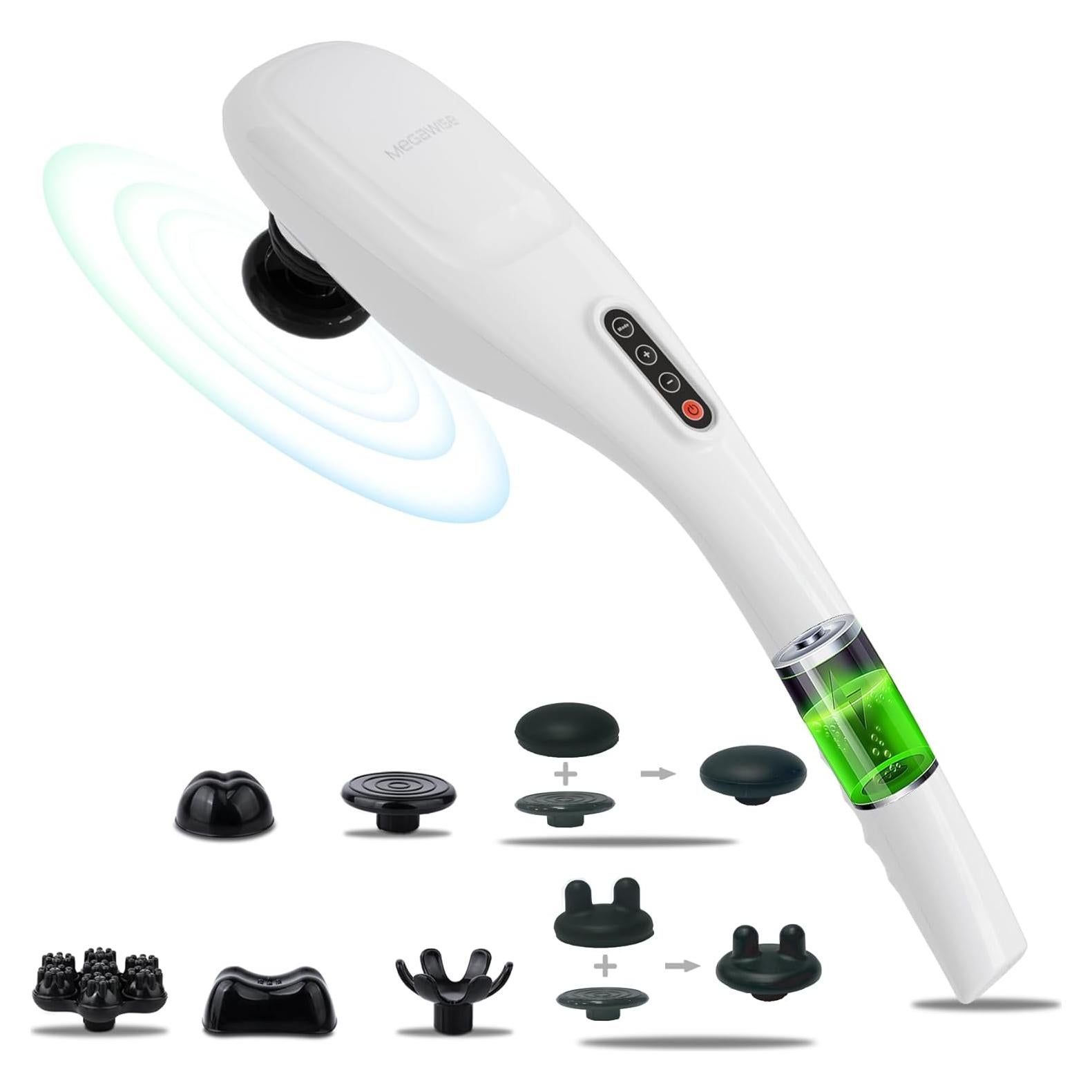 Masajeador Eléctrico de Mano MEGAWISE R D-A10 5 Velocidades