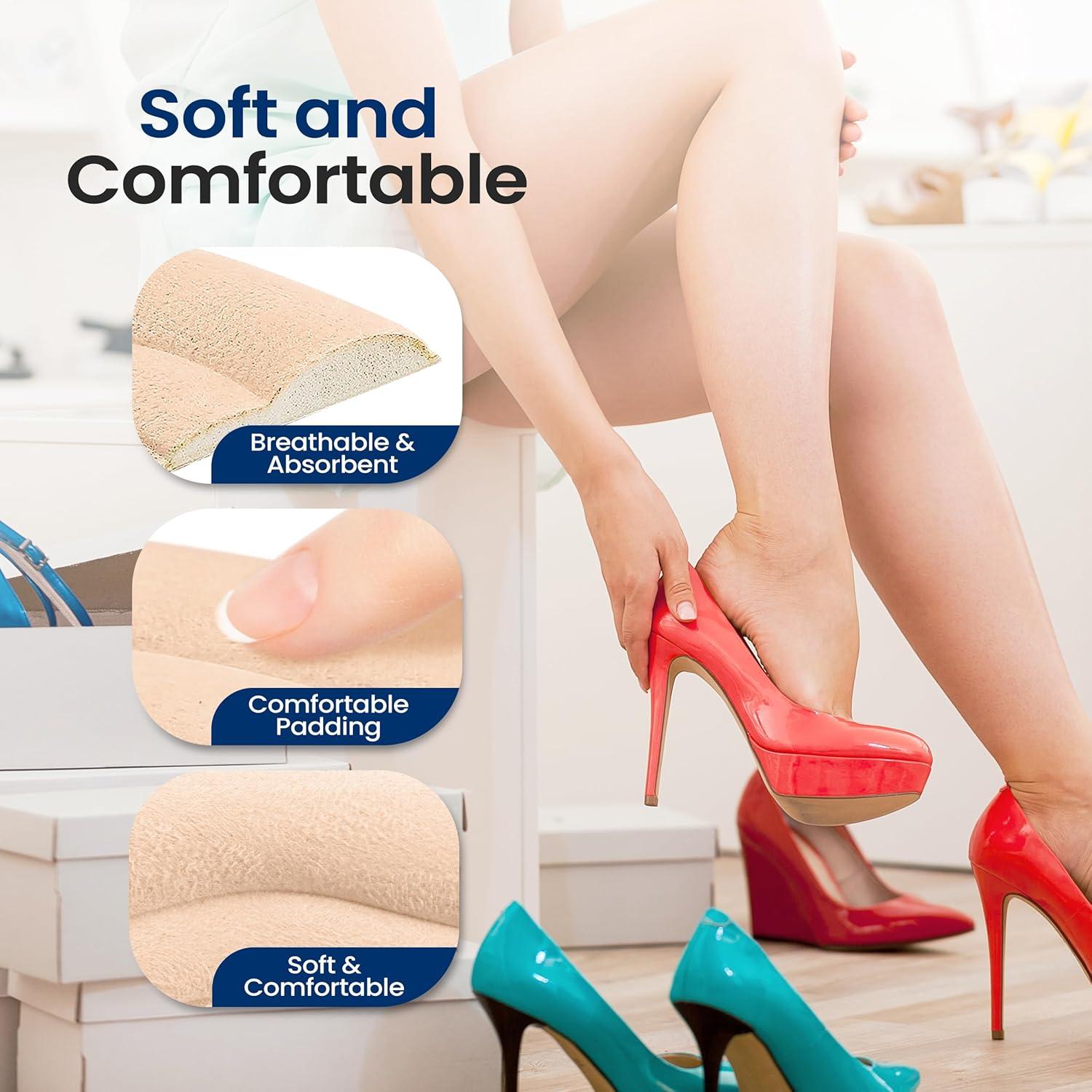 Almohadillas para Talón Sound Around - 6 Pares Suaves y Adhesivas