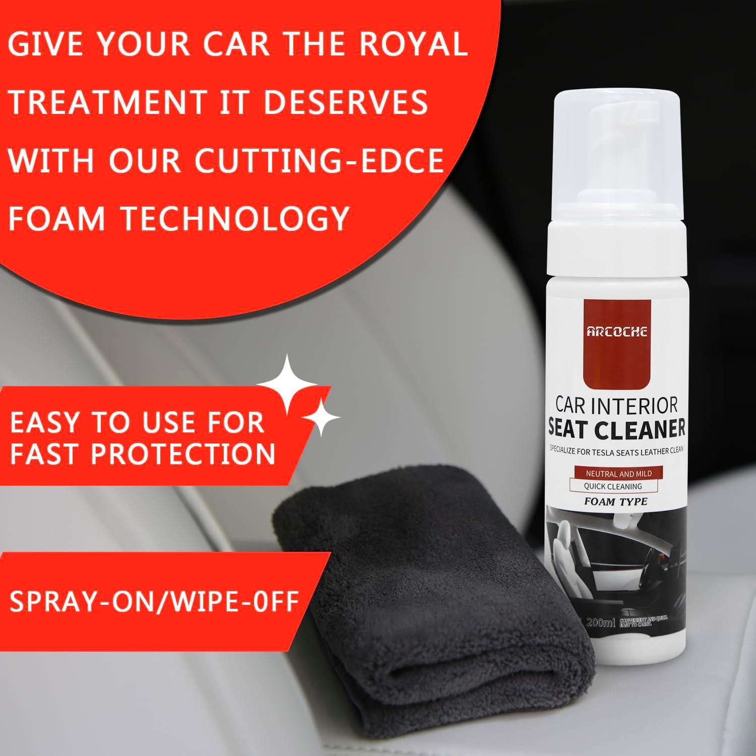 Limpiador de Asientos de Cuero Arcoche para Tesla Model Y 3 S X