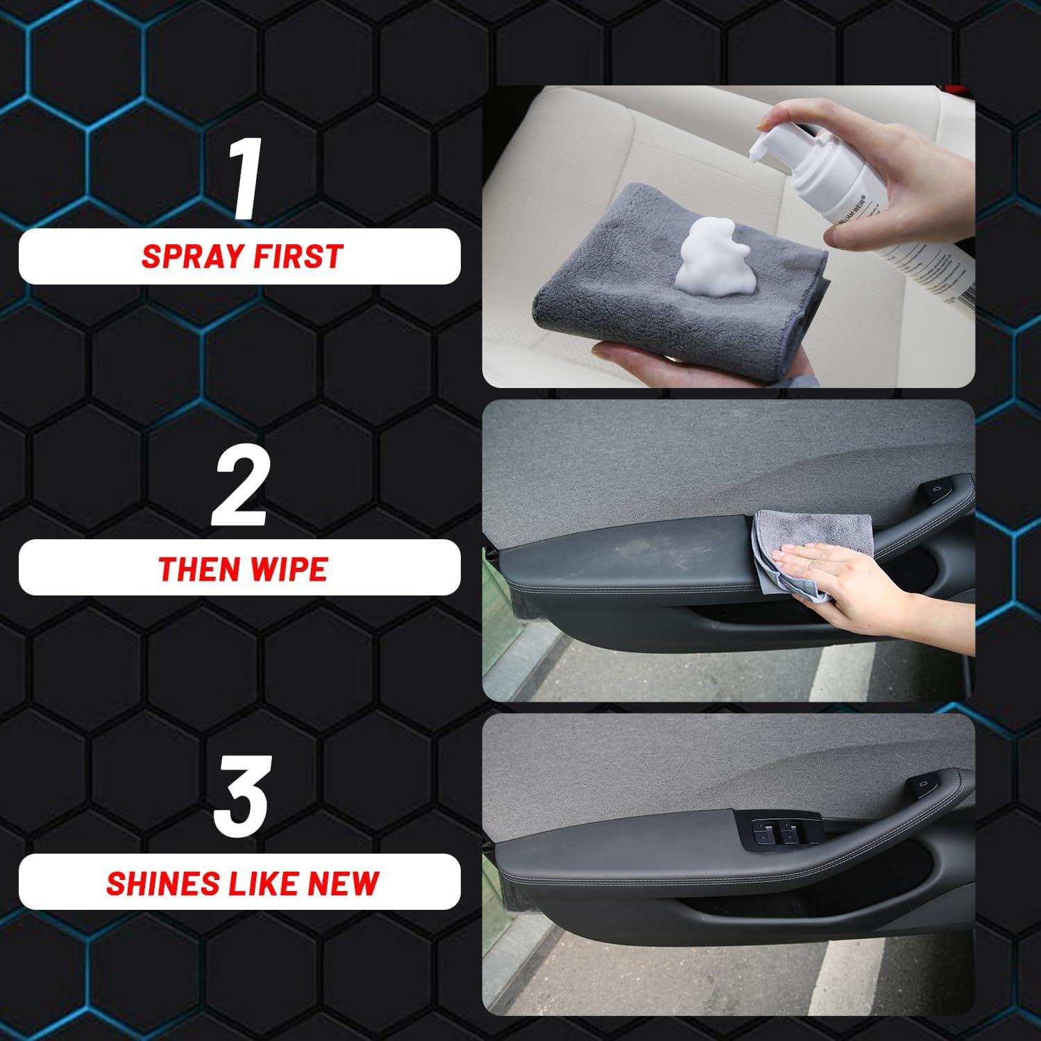 Limpiador de Asientos de Cuero Arcoche para Tesla Model Y 3 S X