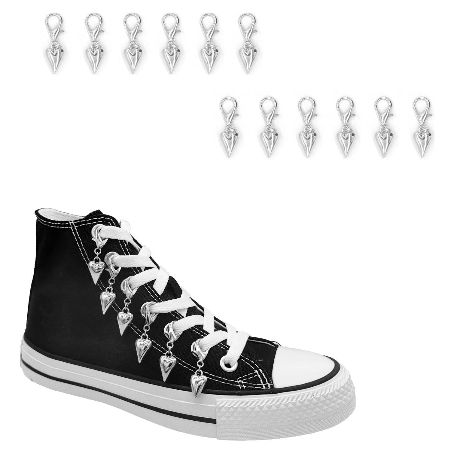 Encantos de Cordones para Zapatillas Punk Plata - Accesorios DIY