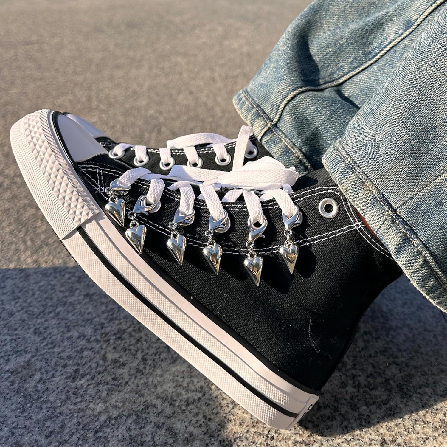 Encantos de Cordones para Zapatillas Punk Plata - Accesorios DIY