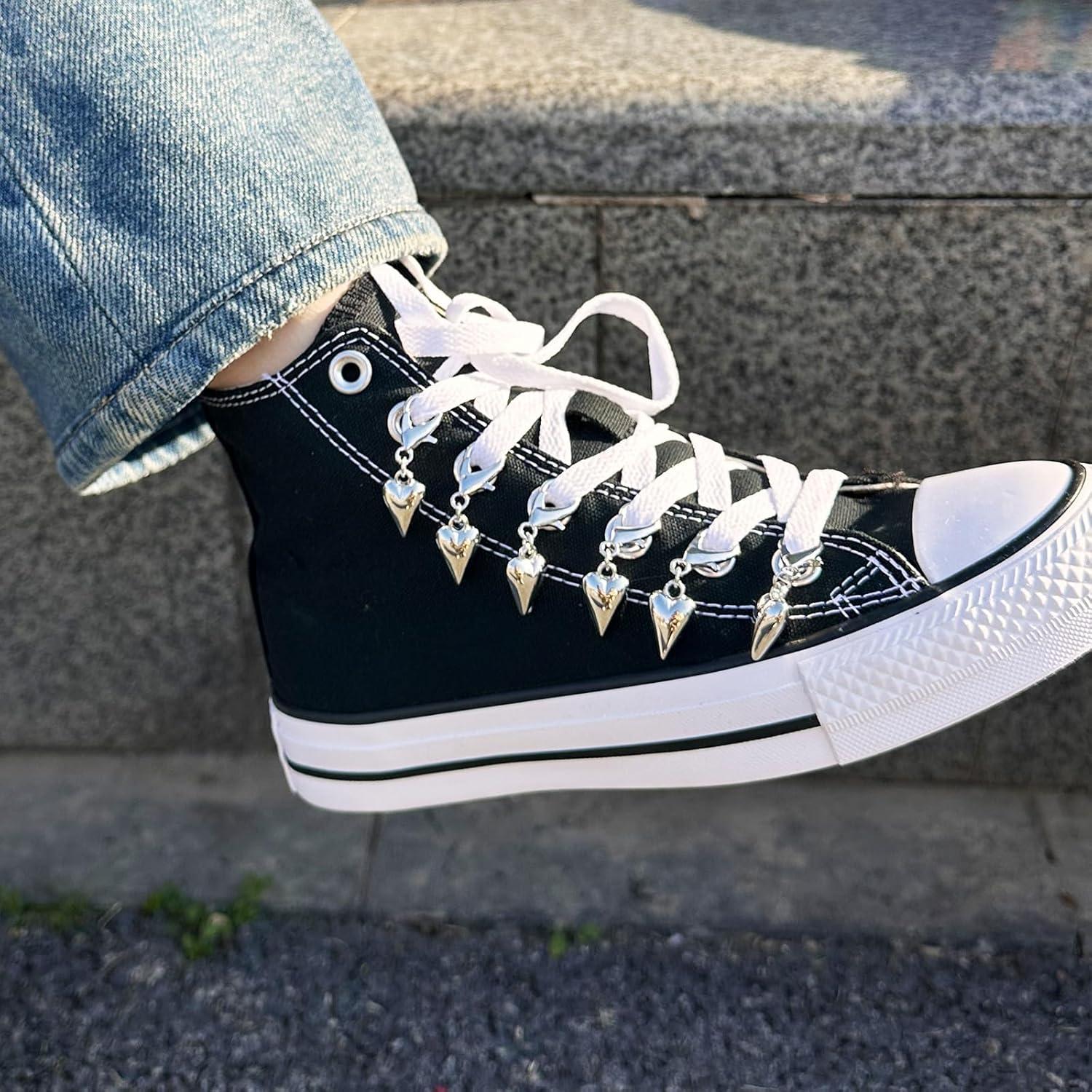 Encantos de Cordones para Zapatillas Punk Plata - Accesorios DIY