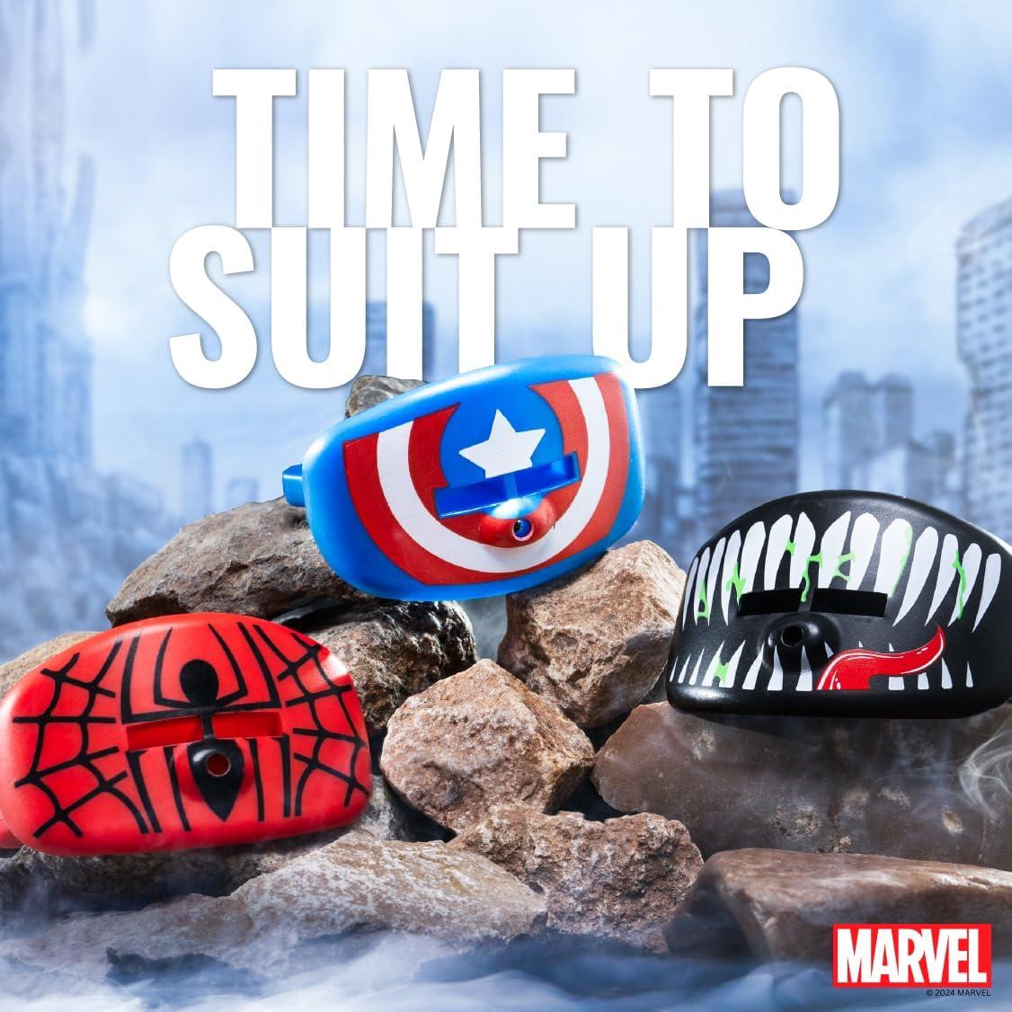 Protector Labial Safejawz Capitán América para Fútbol y Lacrosse