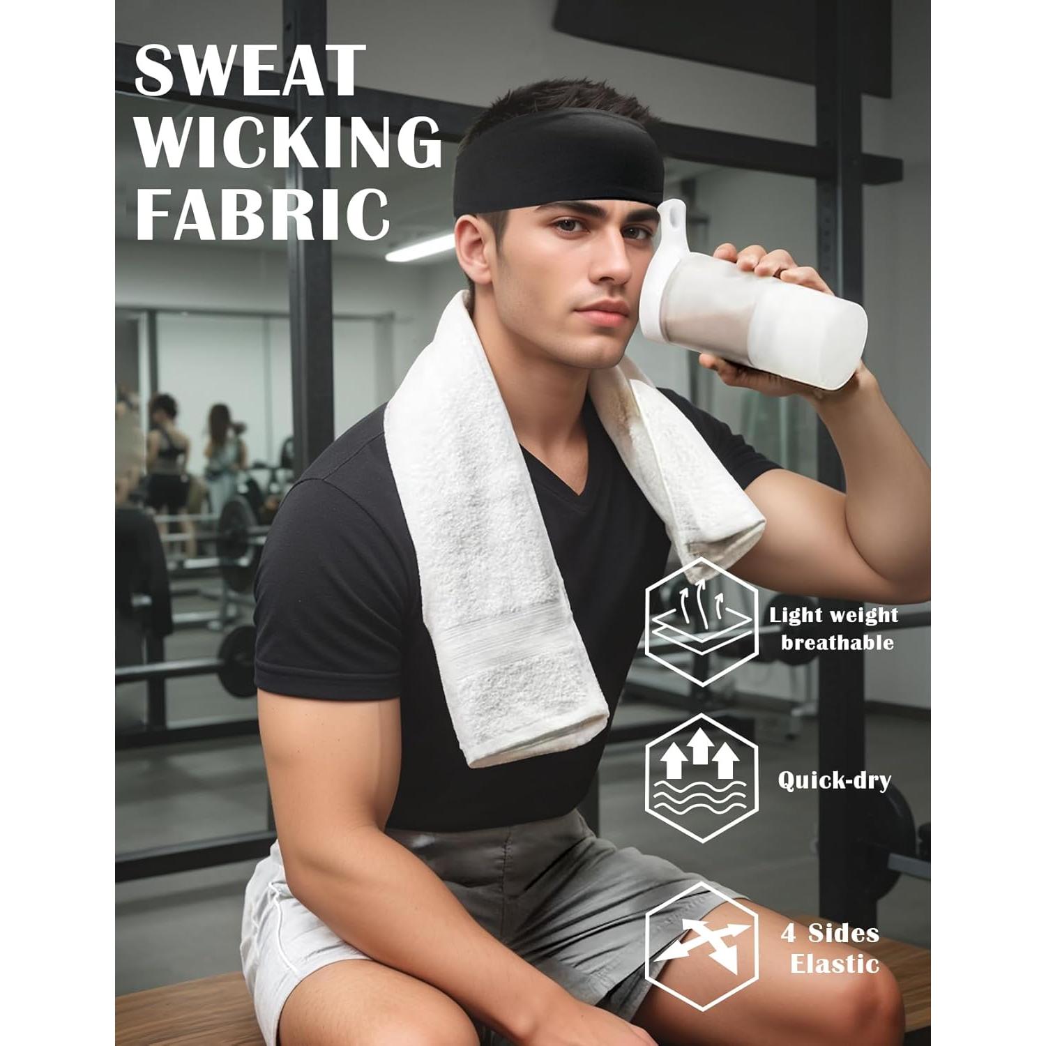 Cinta para la cabeza JHYWELL antideslizante unisex para sudor