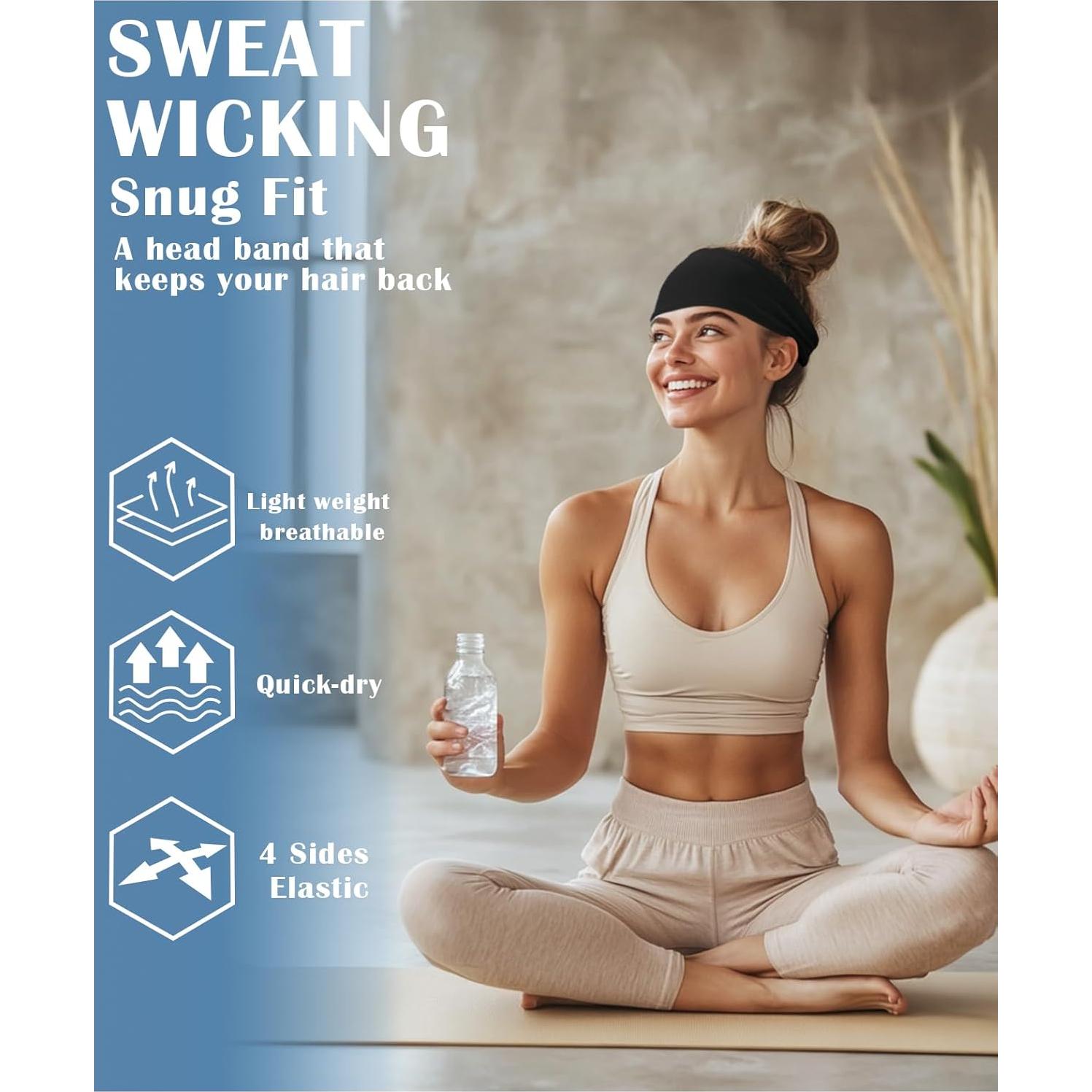 Cinta para la cabeza JHYWELL antideslizante unisex para sudor