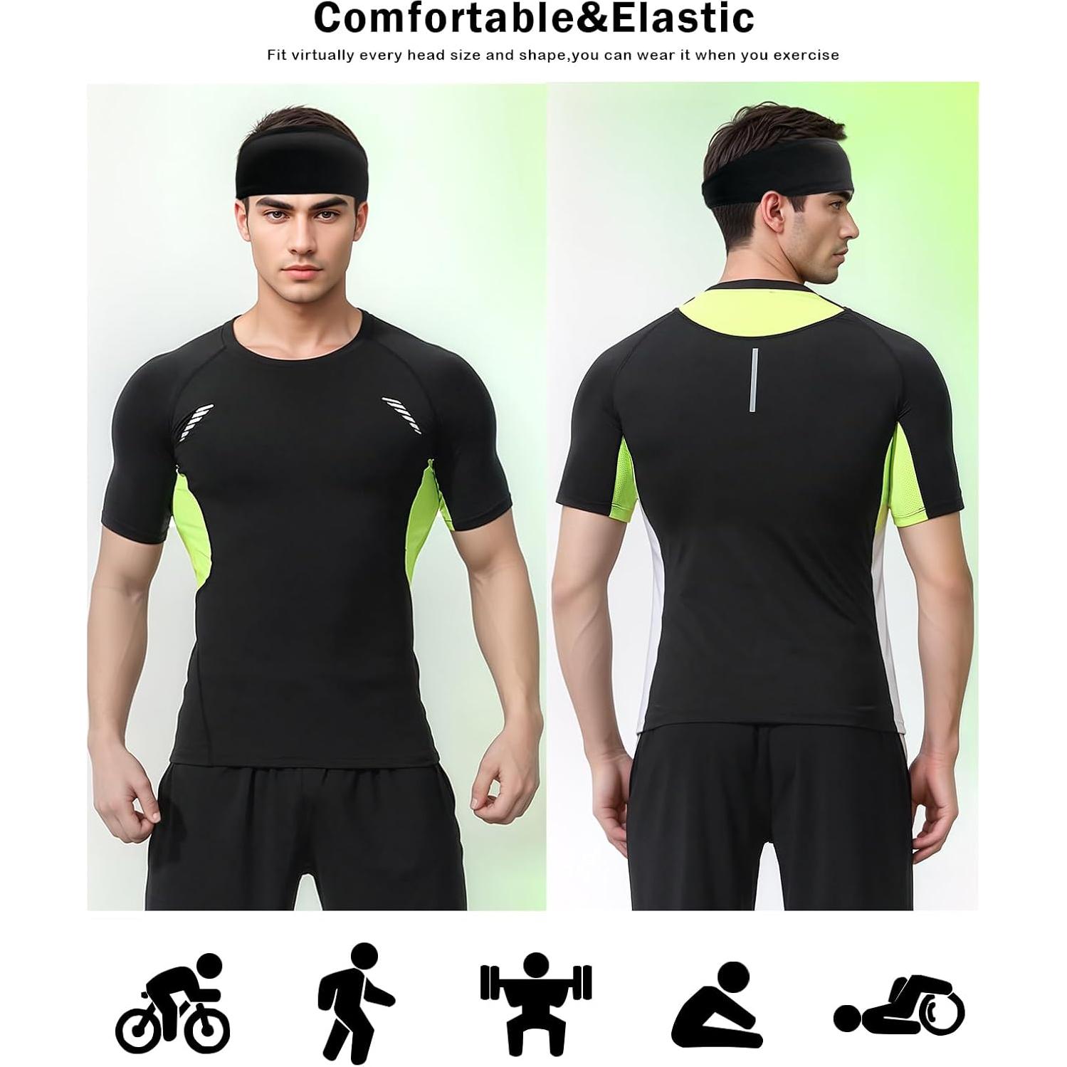 Cinta para la cabeza JHYWELL antideslizante unisex para sudor