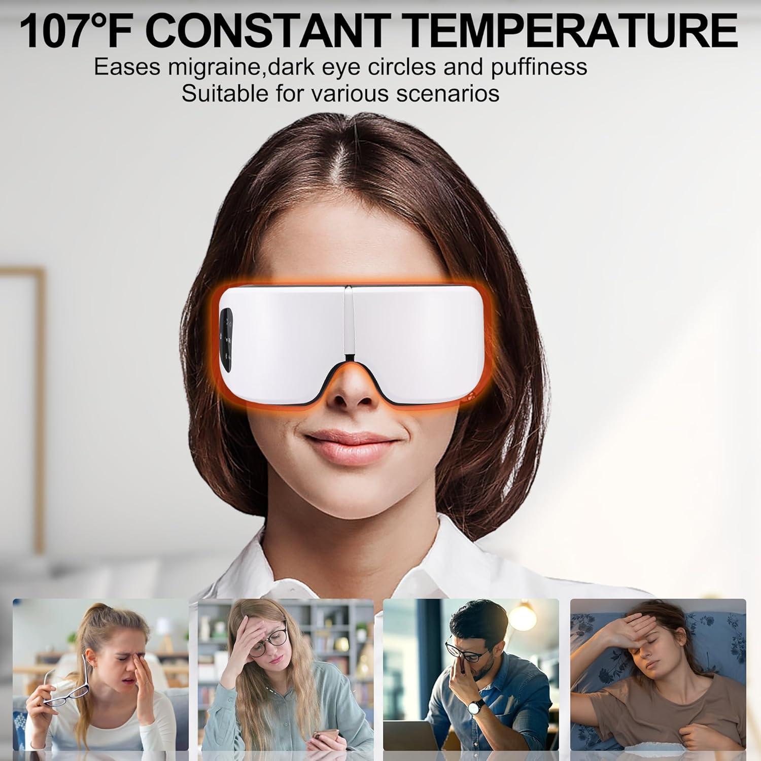 Masajeador de Ojos ESLYYDS MSK Calor y Compresión Plegable