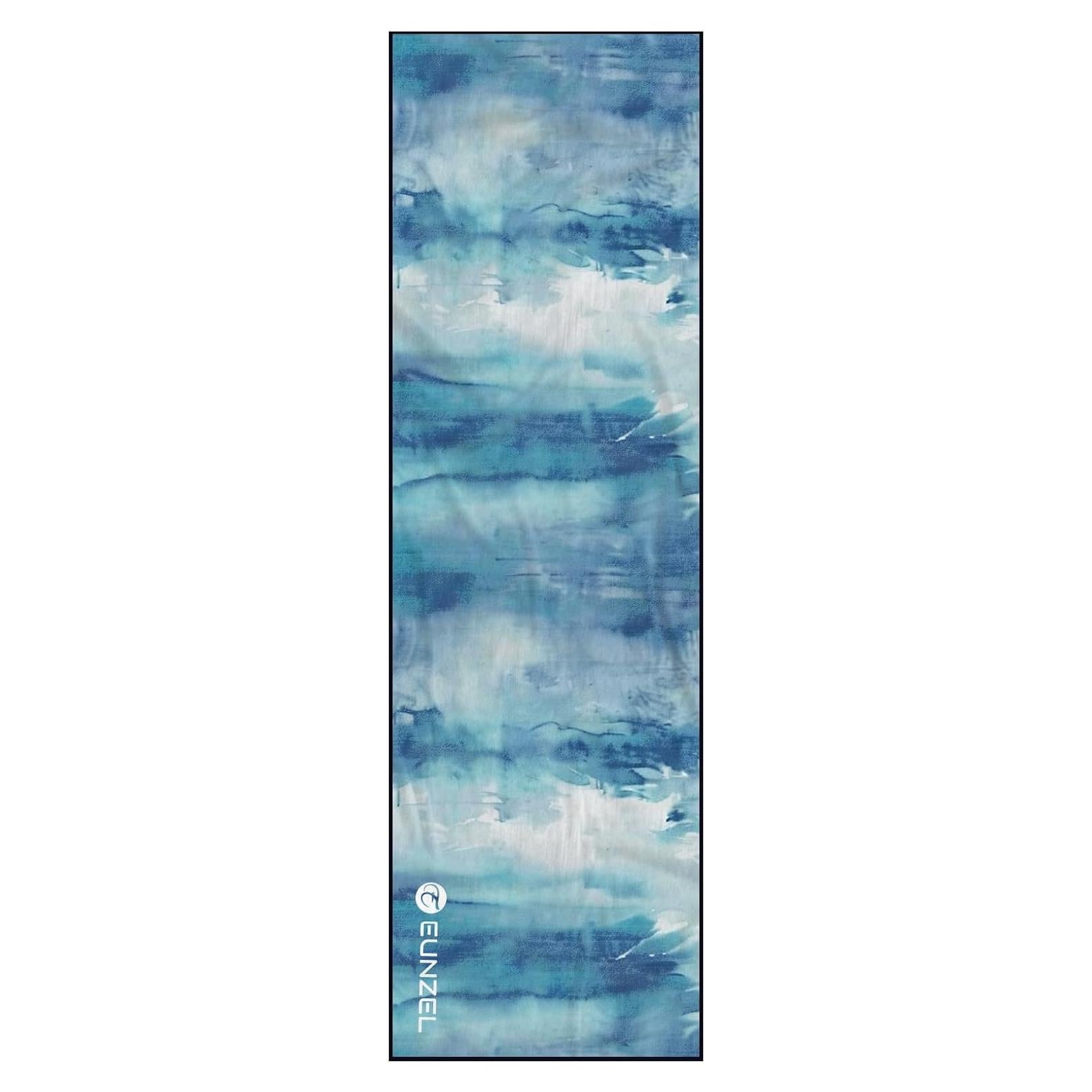 Toalla de Enfriamiento Eunzel 101.6x30.5cm Microfibra Azul