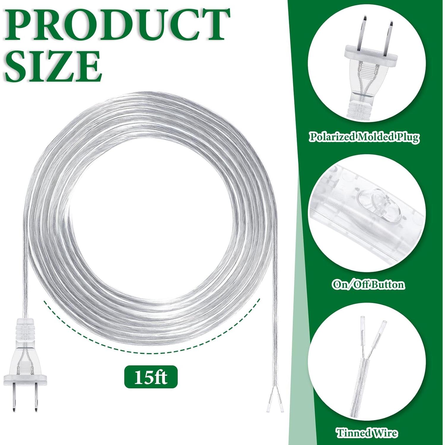Cable de Lámpara con Interruptor Relaxweex 4.5m Plata Clara