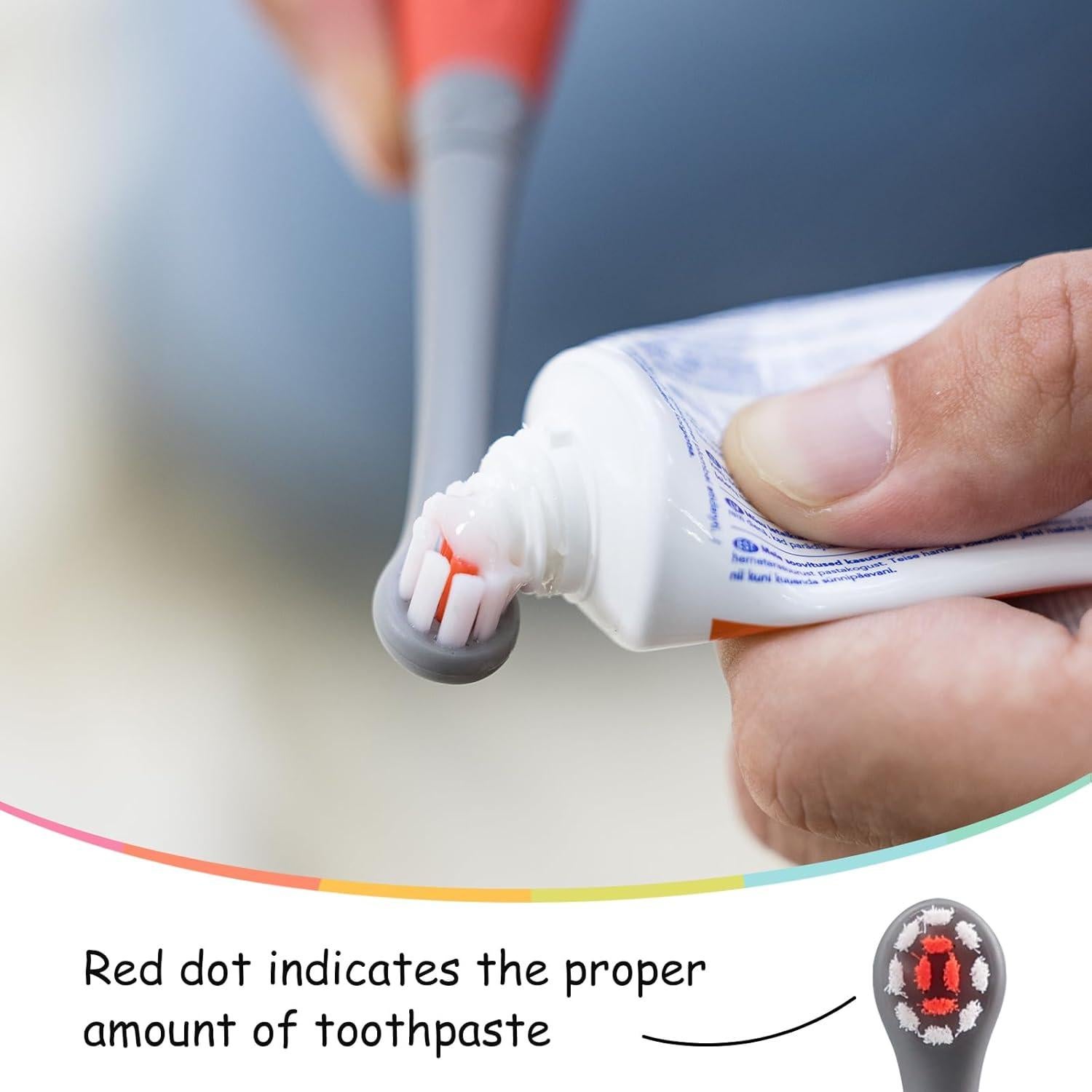 Cepillo de dientes Mombella Mariquita para niños 2-4 años