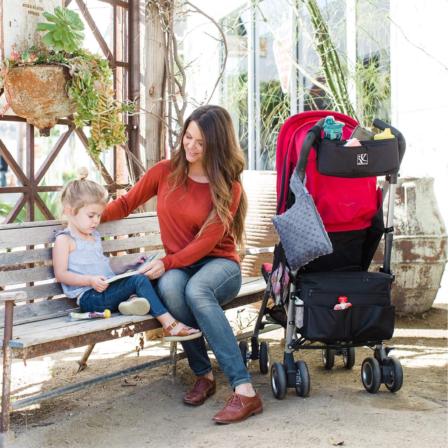 Bandeja para Padres J.L. Childress Cargo 'N Drinks - Negro