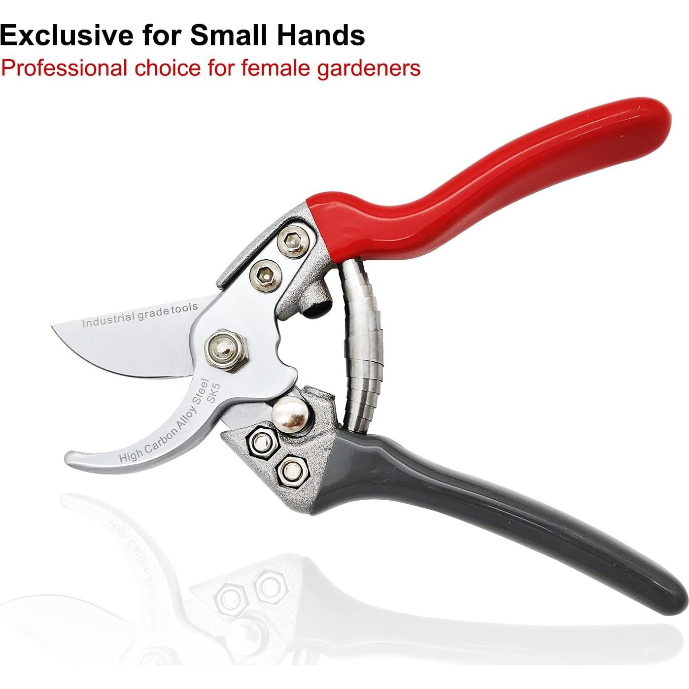 Tijeras de podar TONMA JP 19 cm Bypass Acero SK5 Ergonomicas