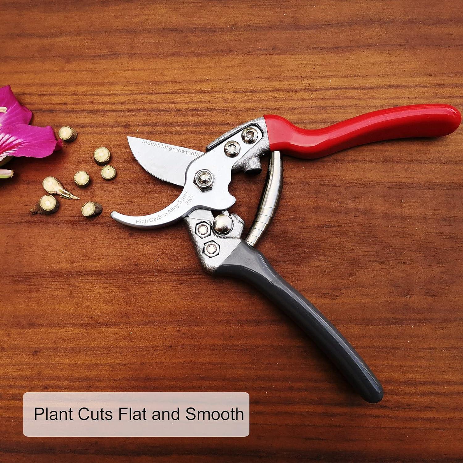 Tijeras de podar TONMA JP 19 cm Bypass Acero SK5 Ergonomicas