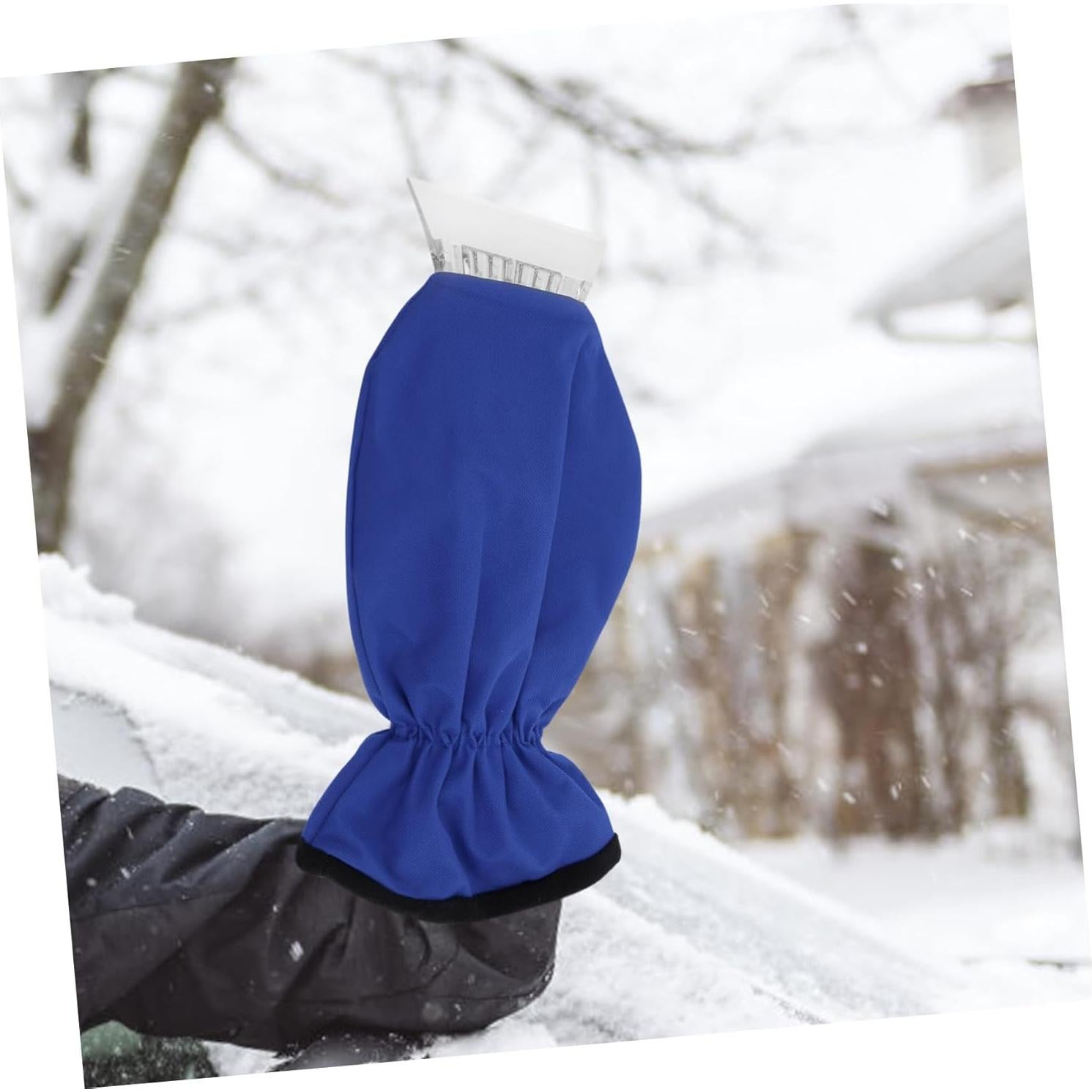 Guante Raspador de Hielo HOLIDYOYO Multifuncional Azul