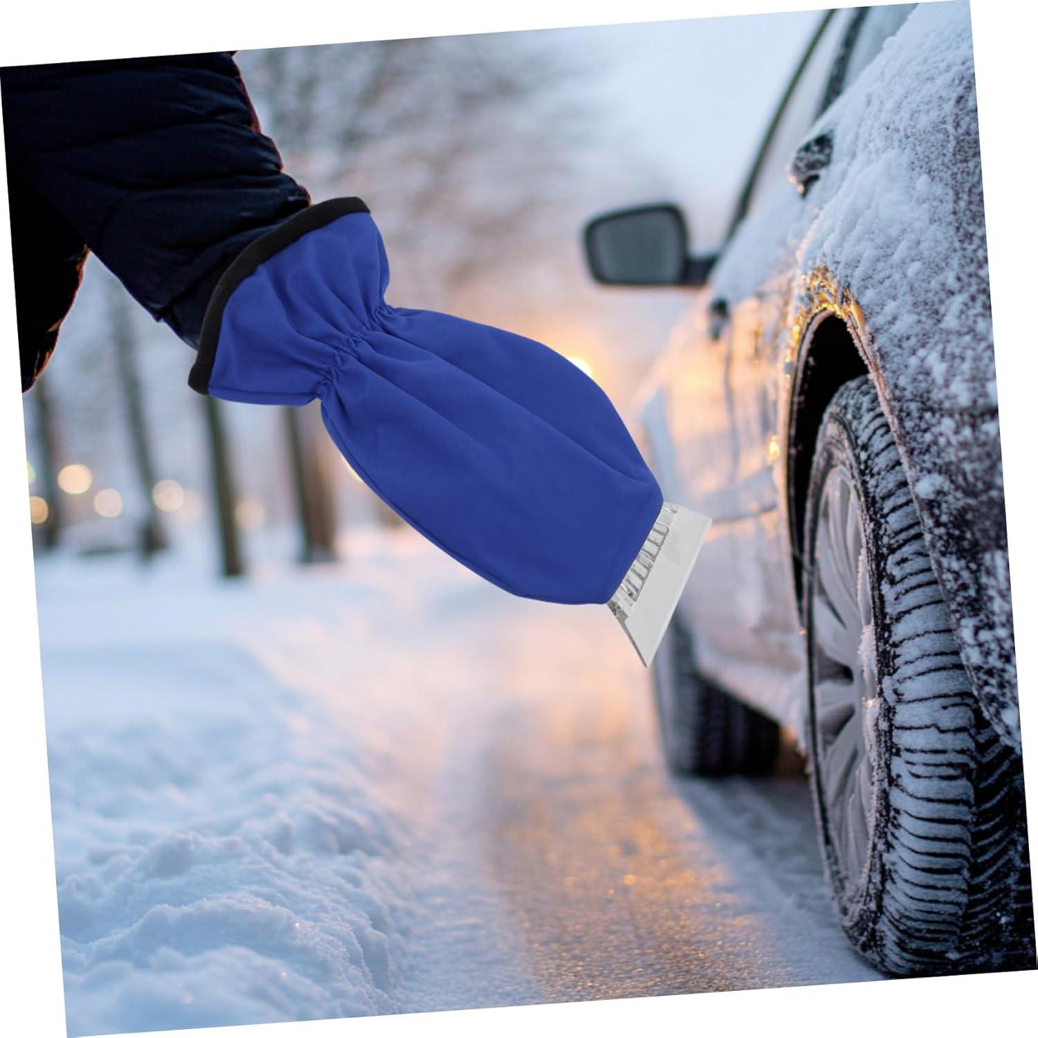 Guante Raspador de Hielo HOLIDYOYO Multifuncional Azul