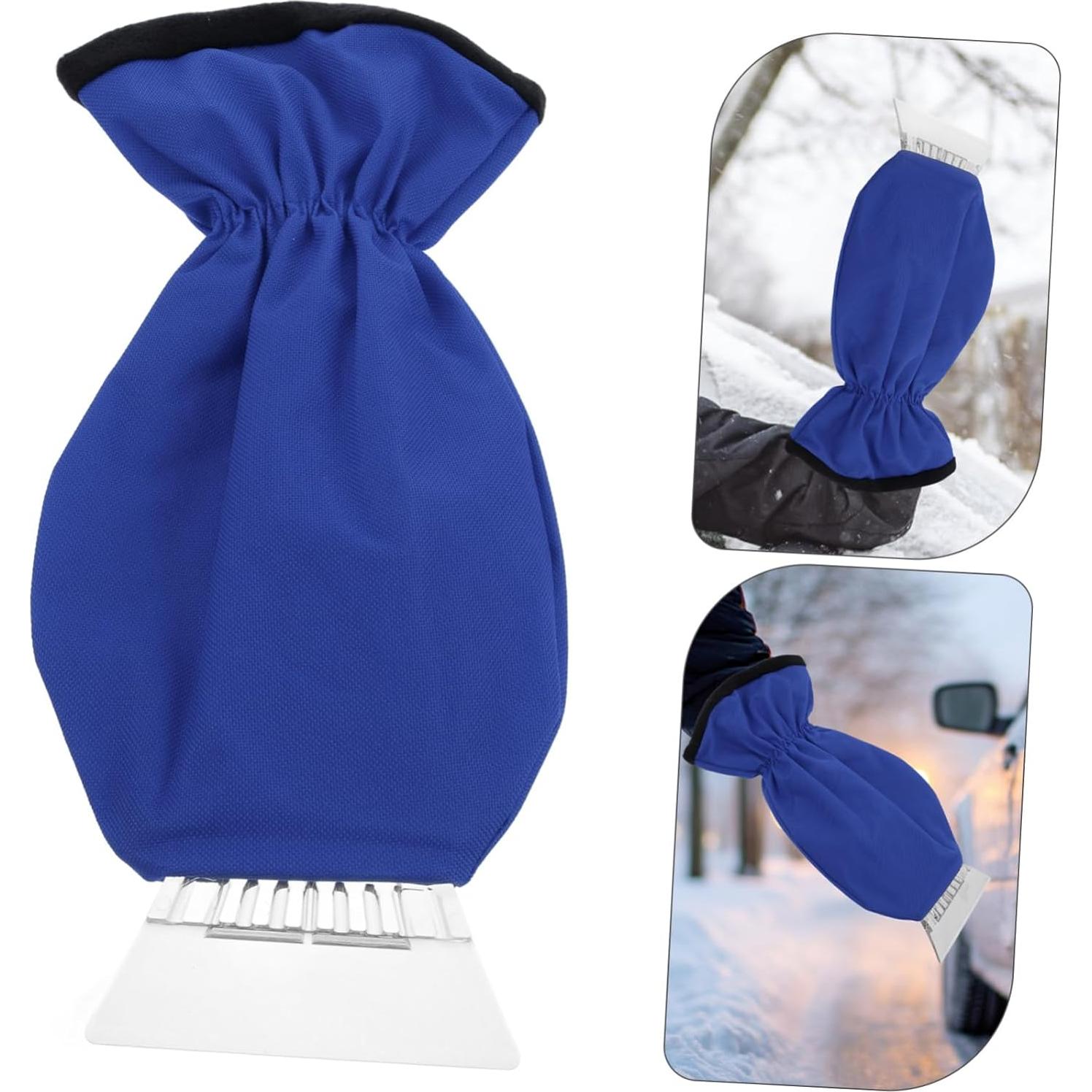 Guante Raspador de Hielo HOLIDYOYO Multifuncional Azul