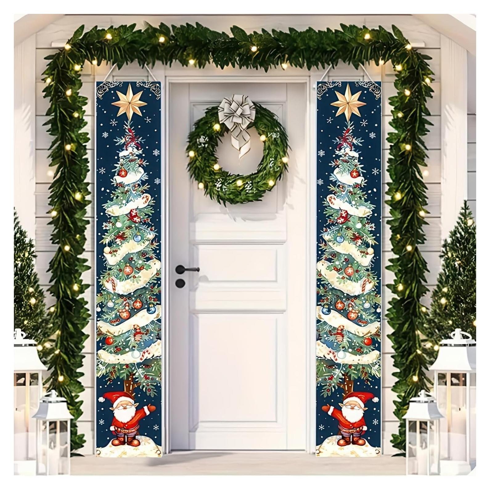 Banner Colgante Feliz Navidad BlissYard 180x30cm Decoración