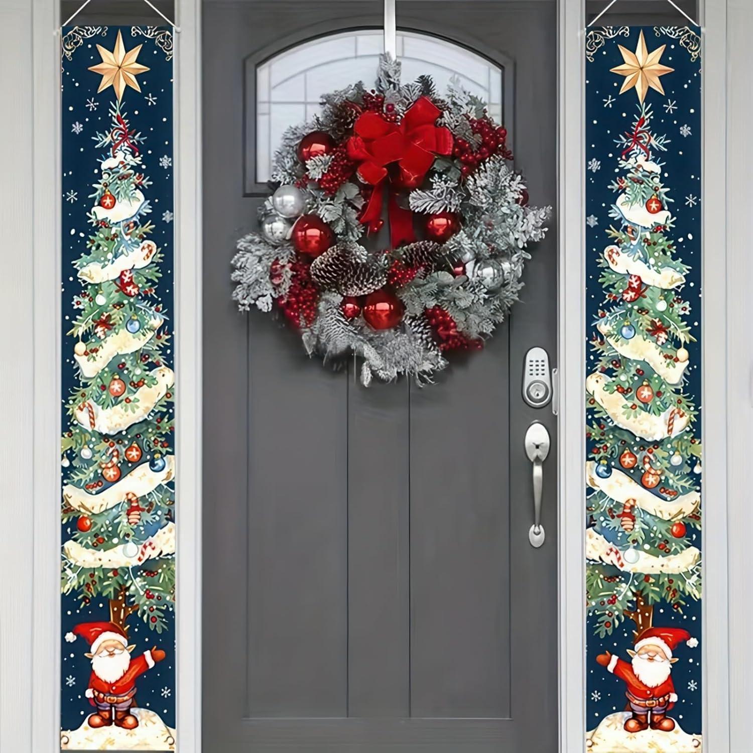 Banner Colgante Feliz Navidad BlissYard 180x30cm Decoración