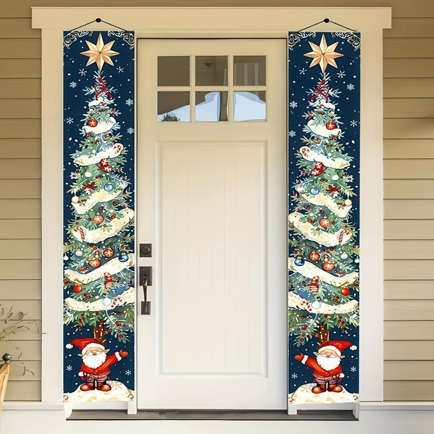 Banner Colgante Feliz Navidad BlissYard 180x30cm Decoración