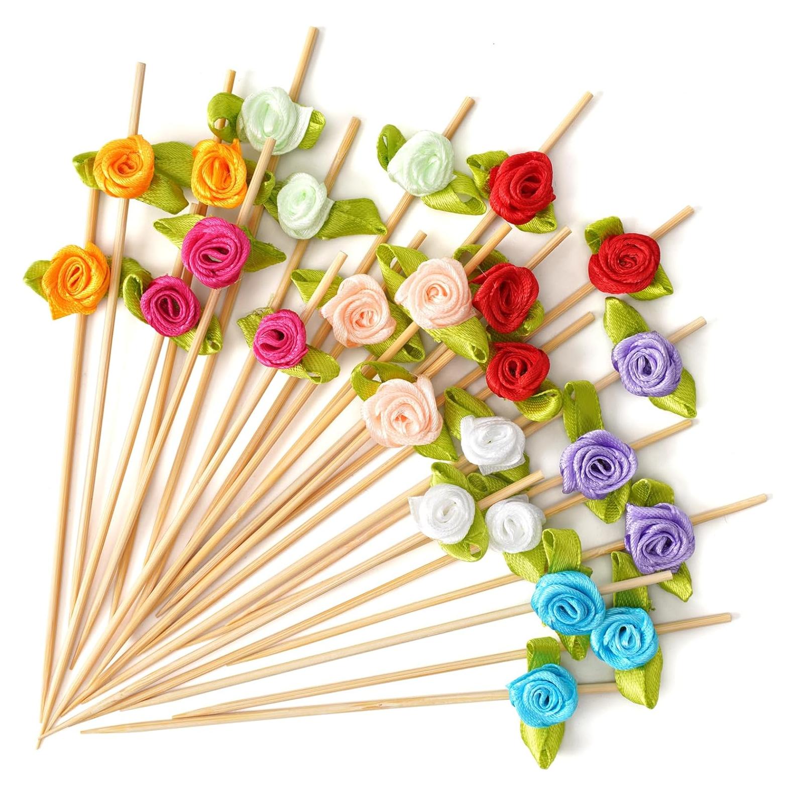 Palillos de Cóctel de Bambú Minisland 11.9 cm Multicolor 100 Unidades