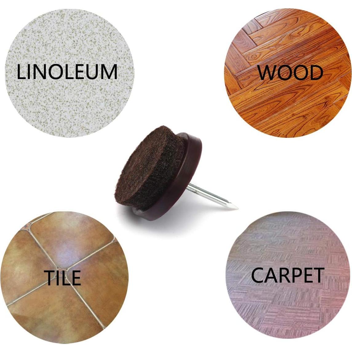 Protector de Muebles FURNIGEAR 24 Almohadillas Fieltro 2.54 cm