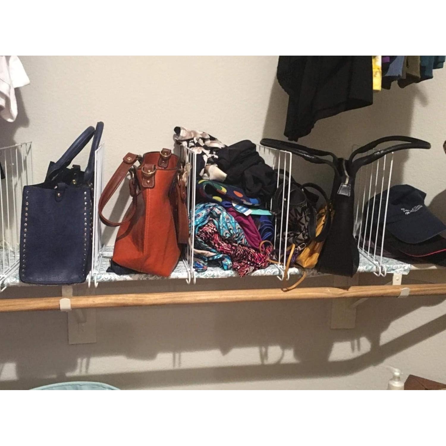 Conjunto de 4 Divisores de Estante Vertical Cq Acrílico 30.5 cm