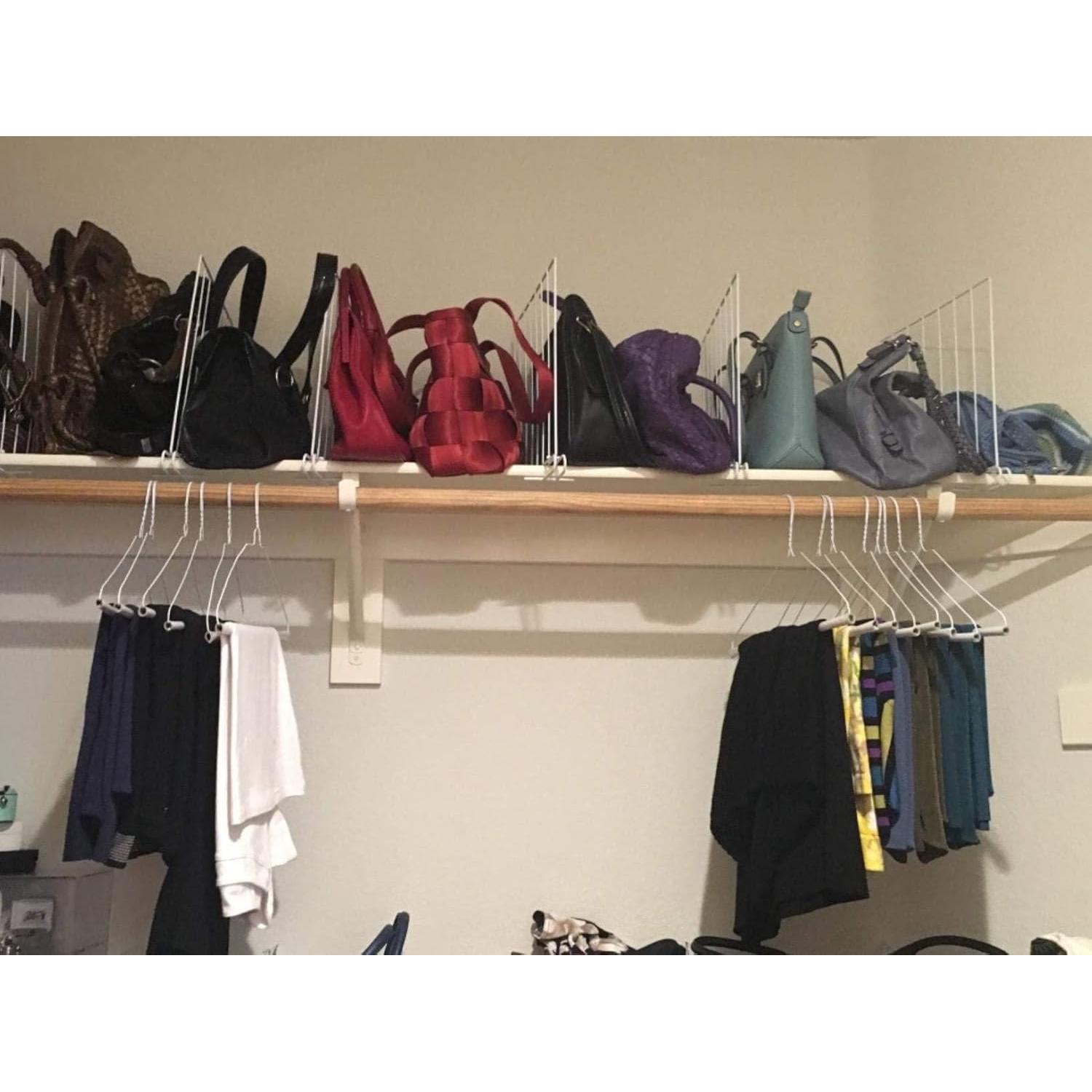 Conjunto de 4 Divisores de Estante Vertical Cq Acrílico 30.5 cm