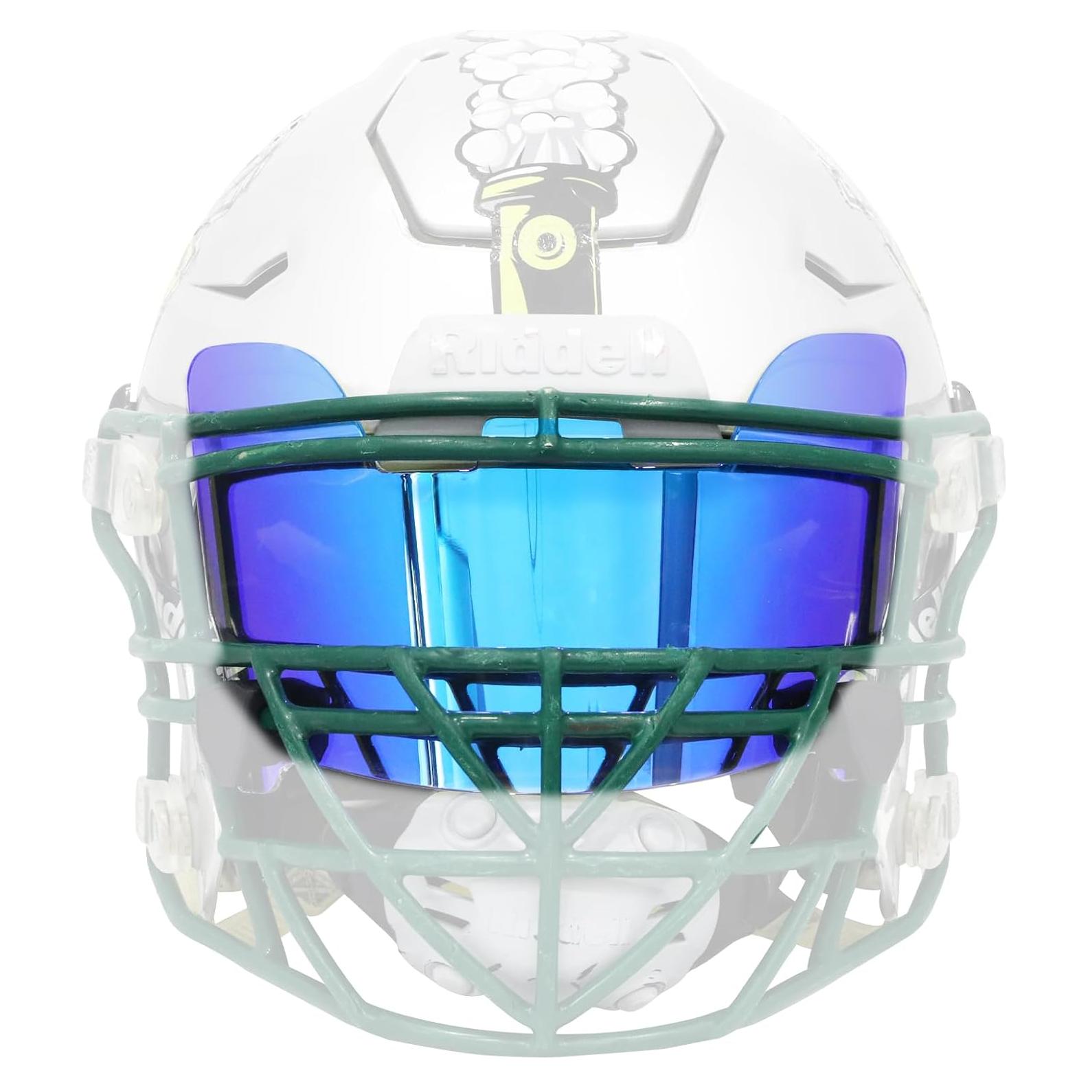 Visera de Fútbol Clara ZAKVOP con Clips - Protección Ocular