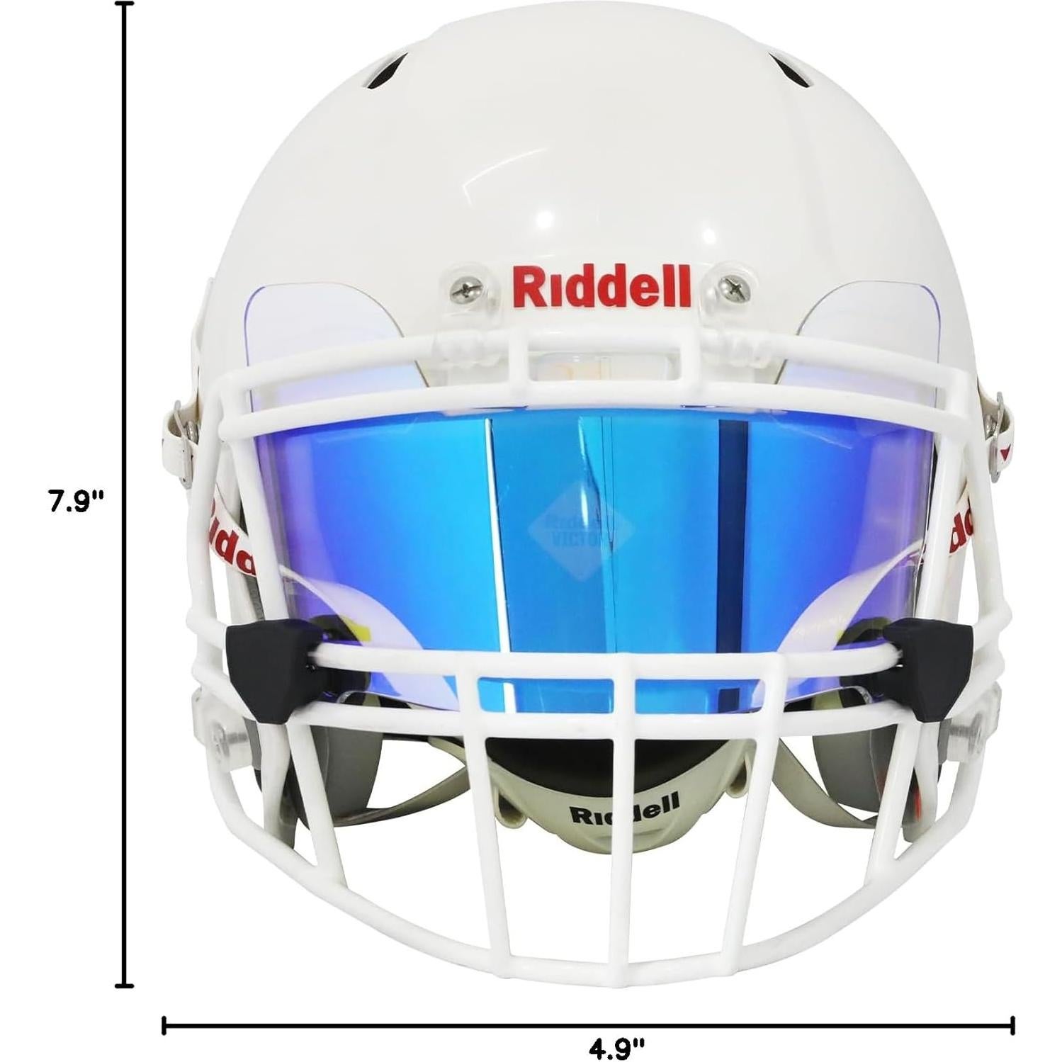 Visera de Fútbol Clara ZAKVOP con Clips - Protección Ocular