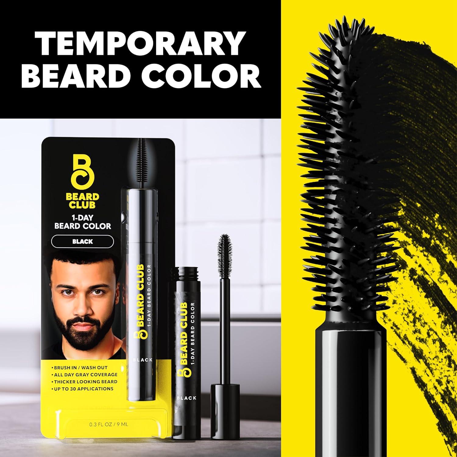 Tinte Temporal para Barba El Club de la Barba - Negro 30 Aplicaciones