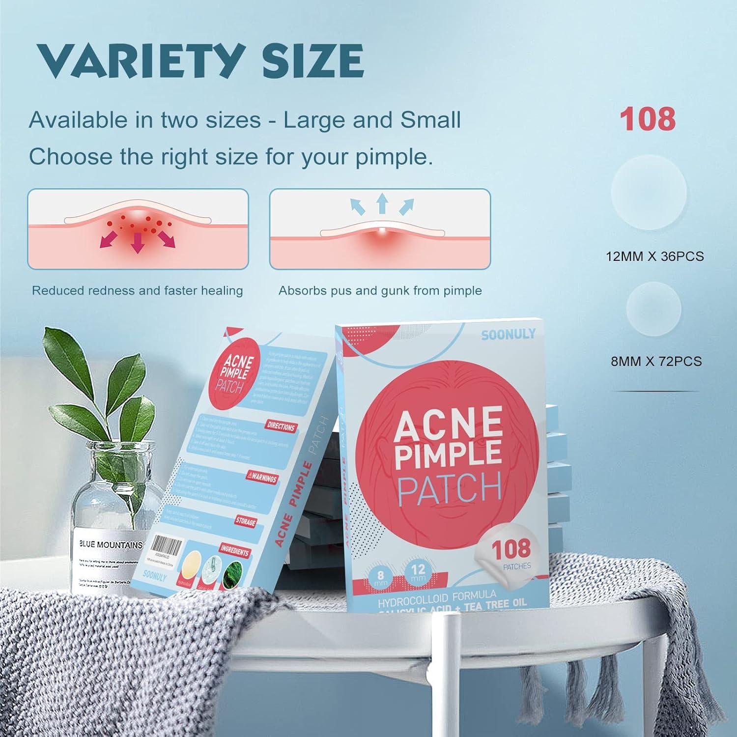 Parche para Granos Soonuly - 108 Parches Hidrocoloides