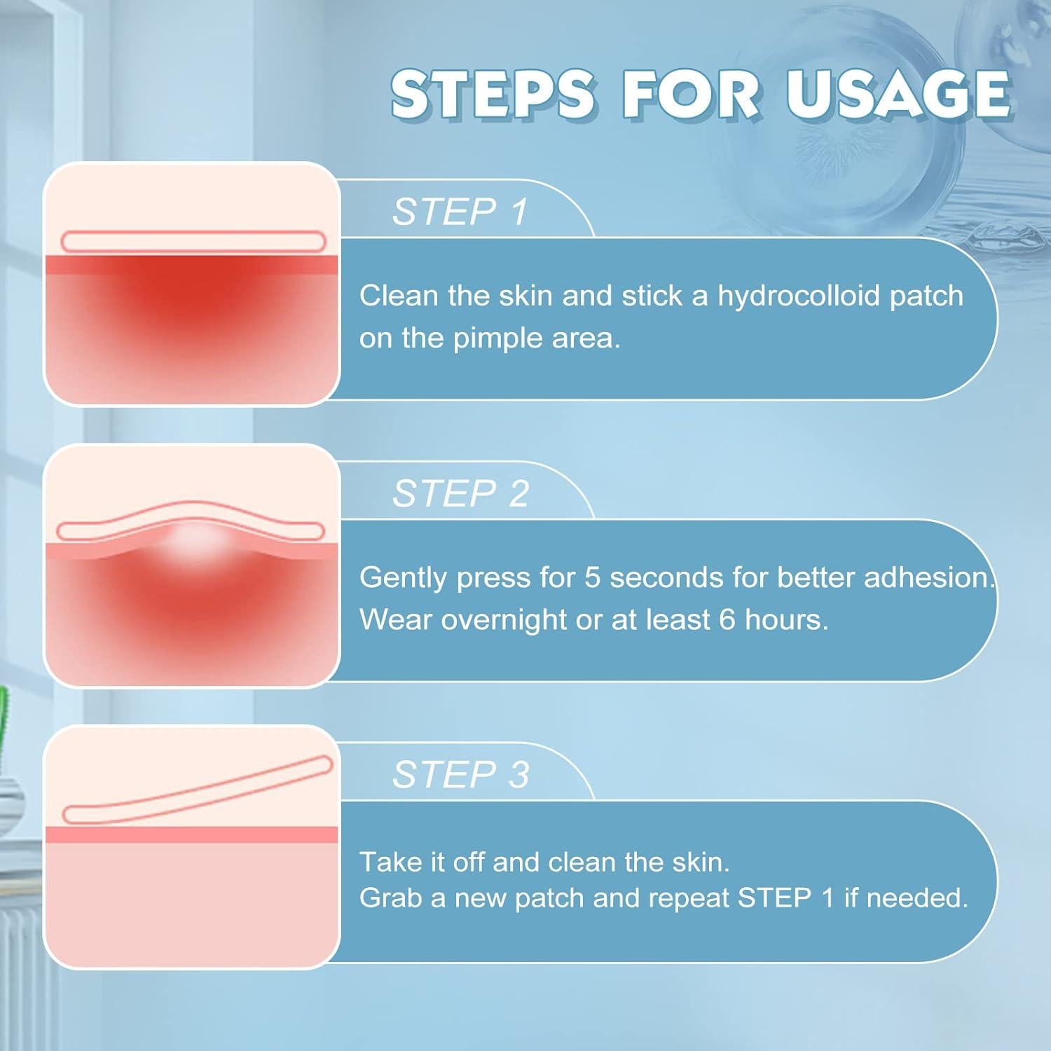 Parche para Granos Soonuly - 108 Parches Hidrocoloides