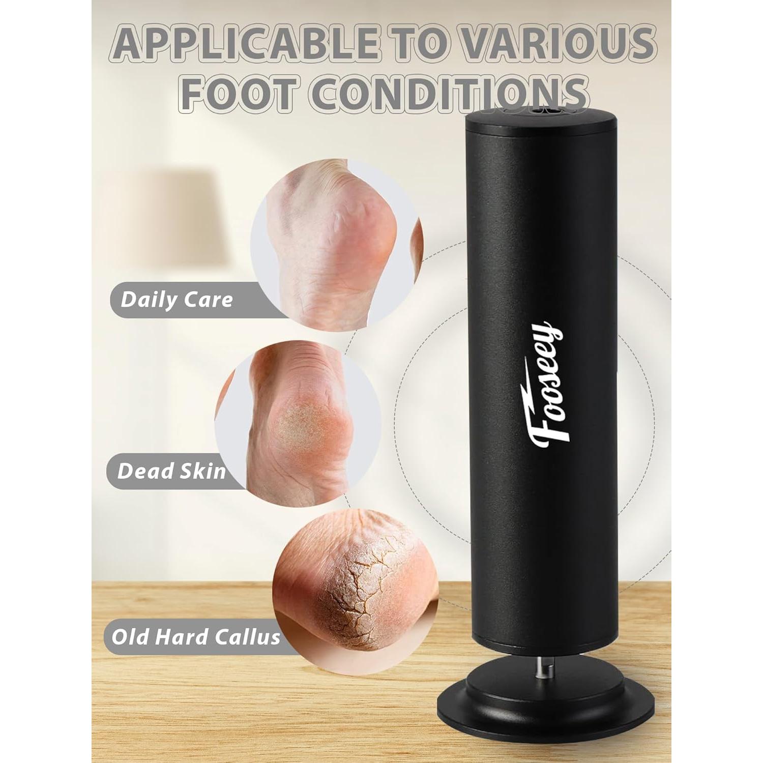 Lima Eléctrica para Pies Dermave Foot Negra con 60 Discos