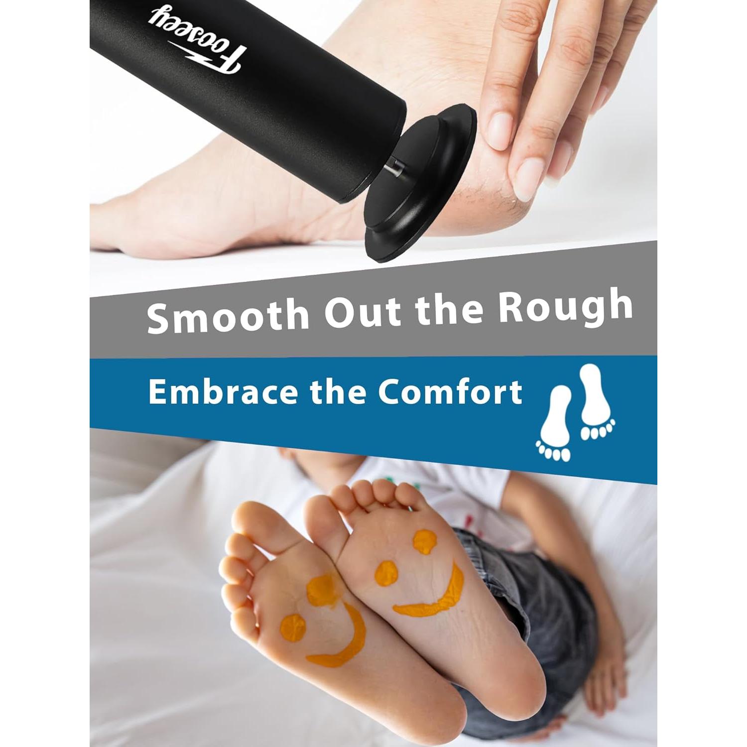 Lima Eléctrica para Pies Dermave Foot Negra con 60 Discos